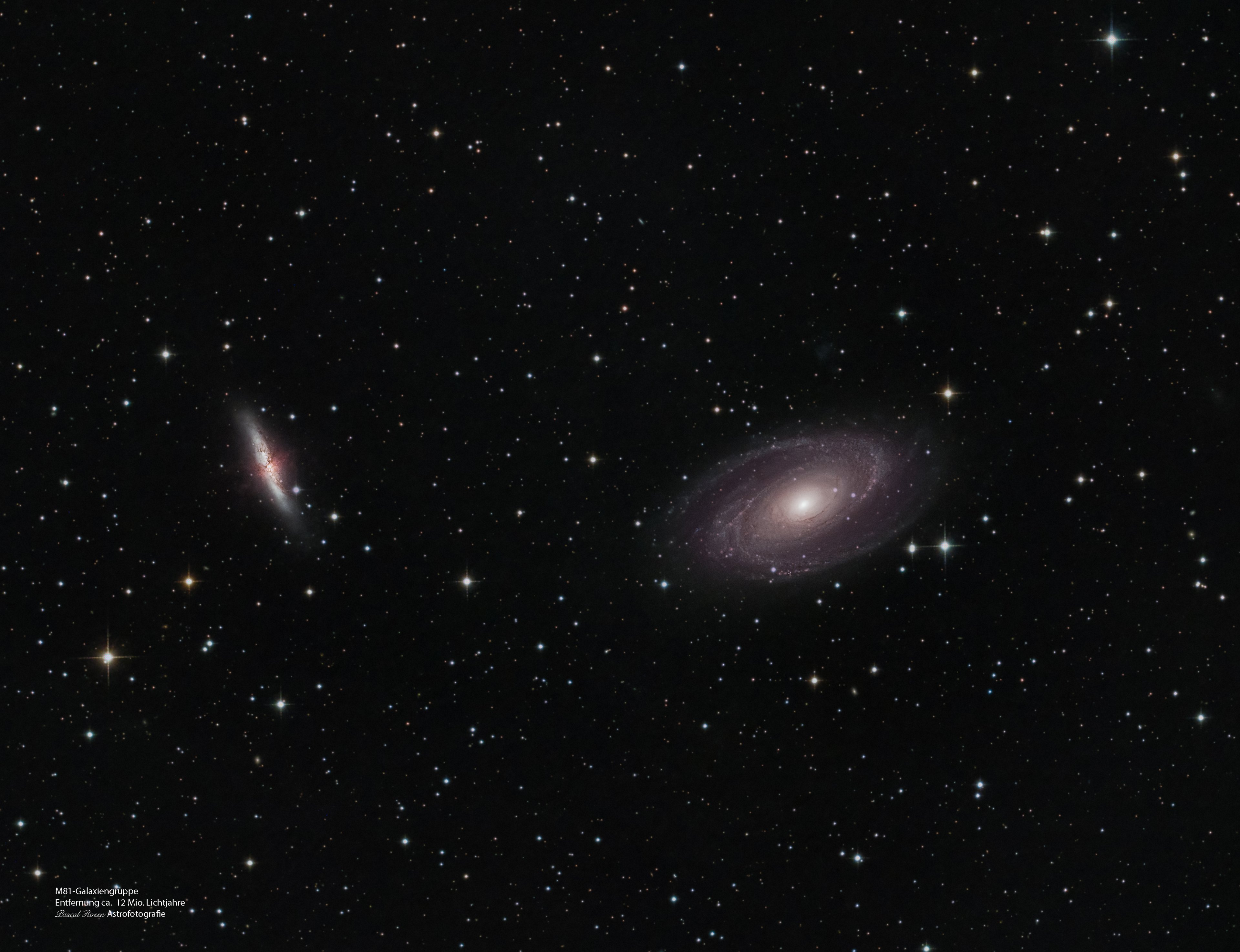 M81+M82 Bode- und Zigarrengalaxie