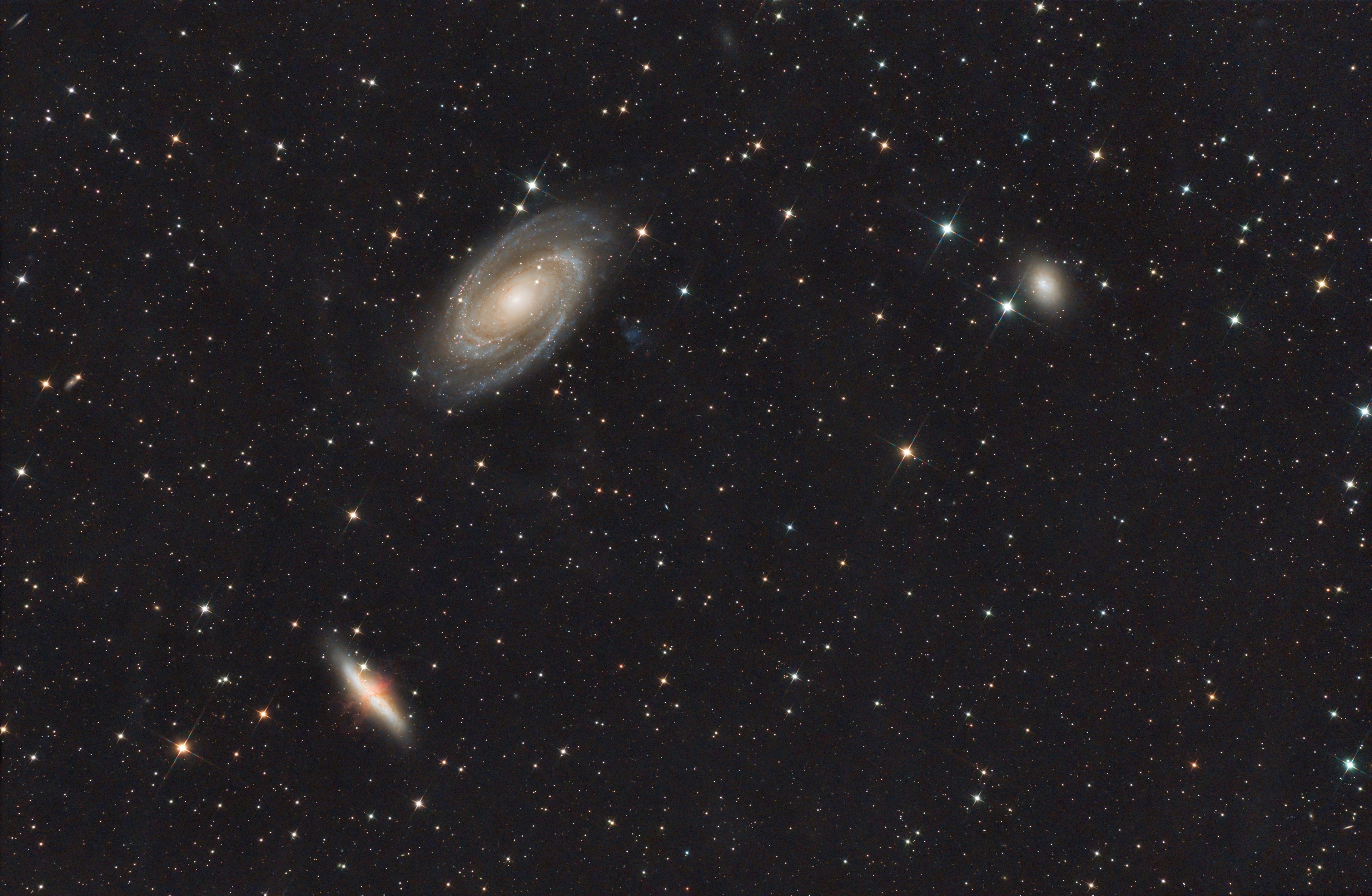 M81 / M82 mit Holmberg IX