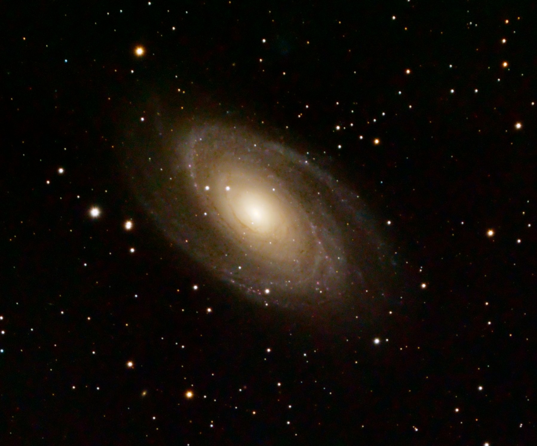 M81 mit LZOS 152 f8 und Canon 6Da