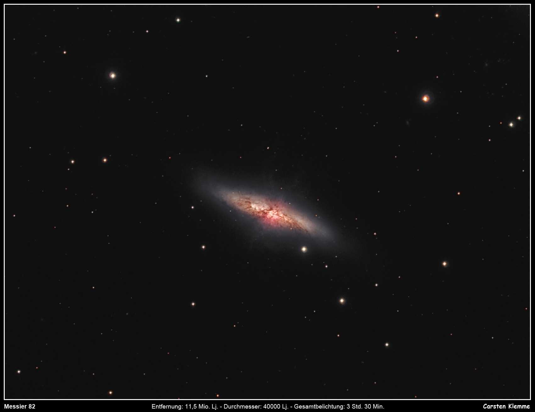 M82 vom 11.12.13 mit dem C 9,25 EdgeHD