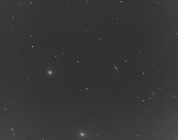 M84, M86, NGC 4402 mit  Watec 120N+
