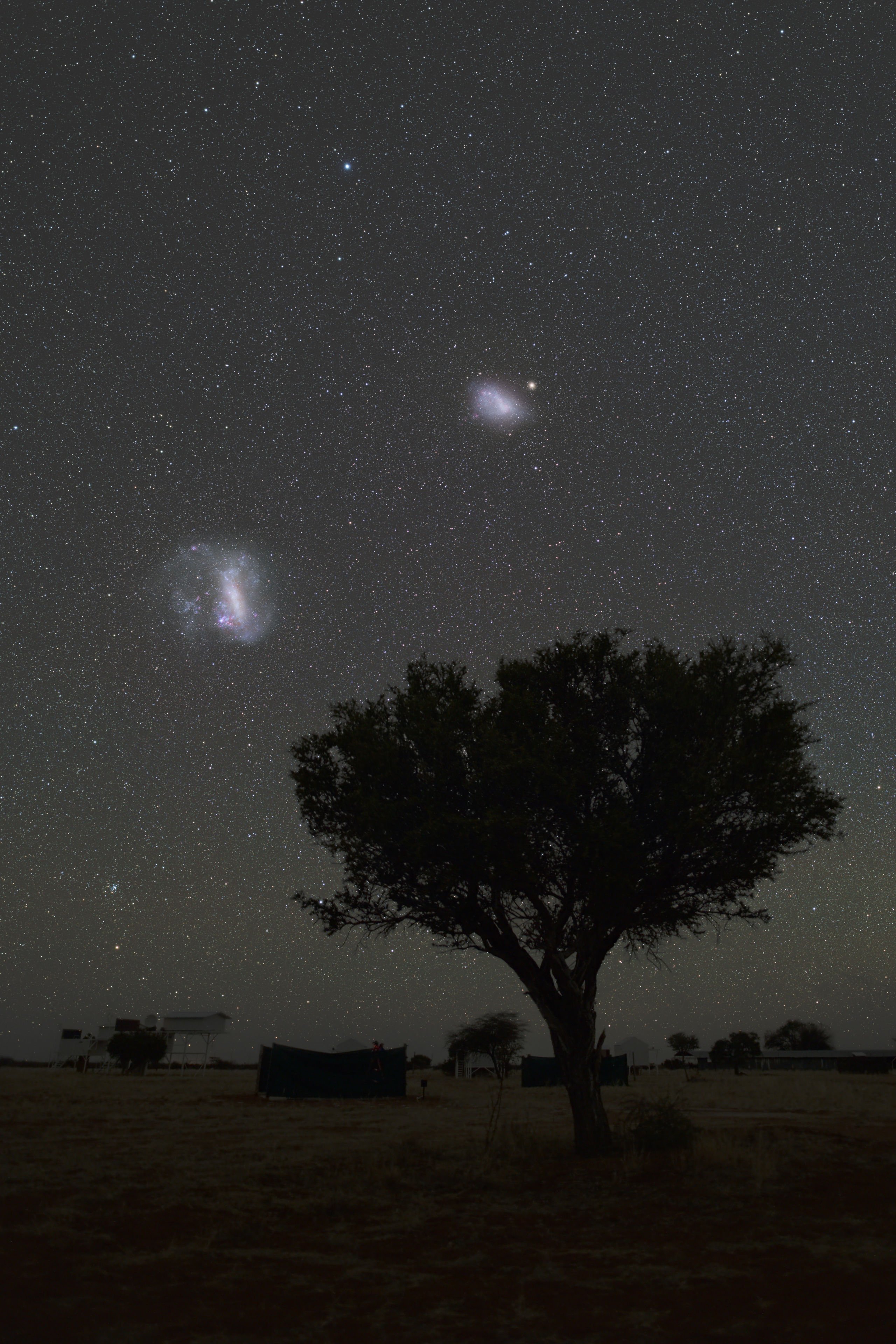 Magellansche Wolken in Namibia