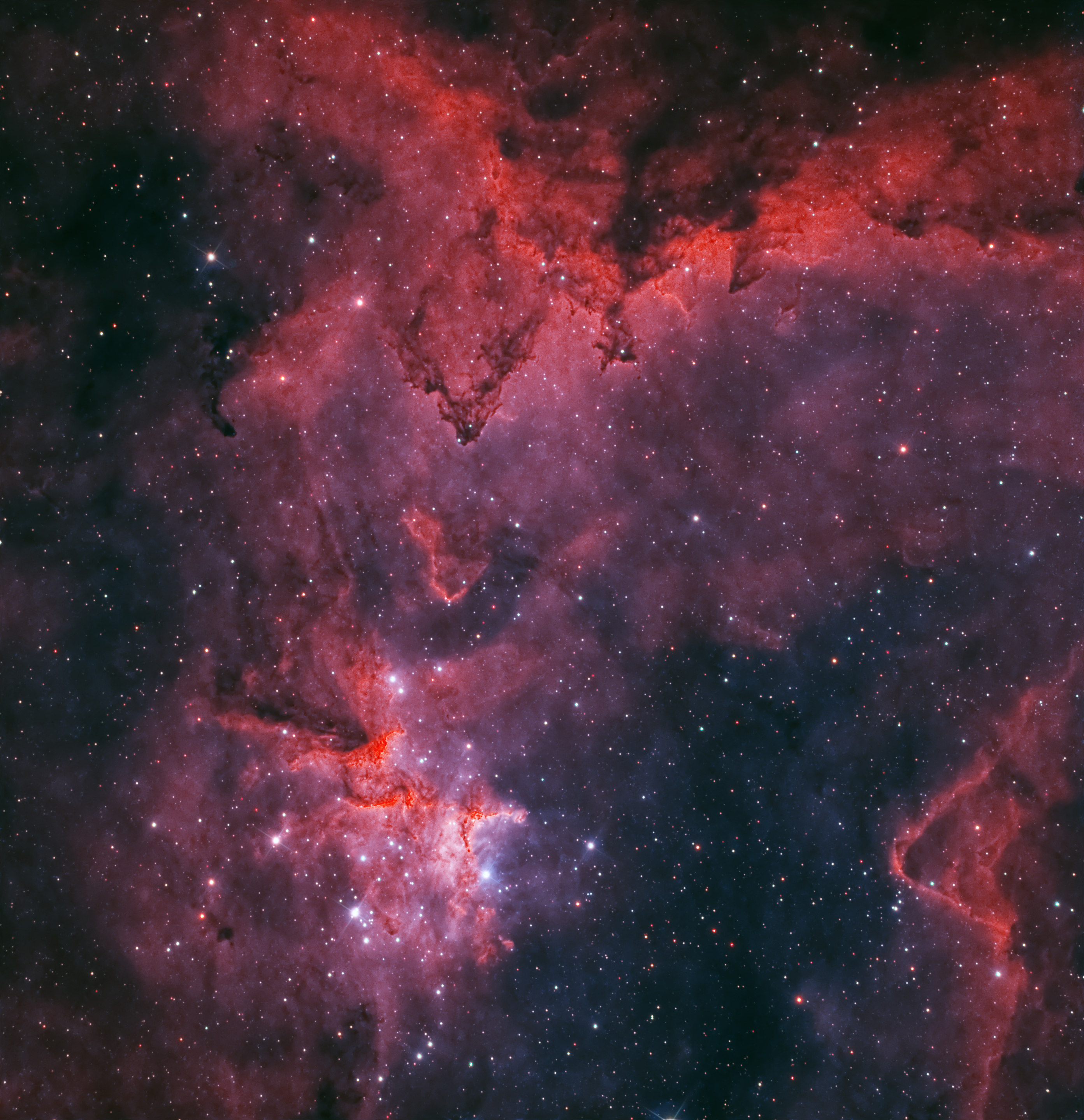 Melotte 15 in Bi Color + RGB Sterne