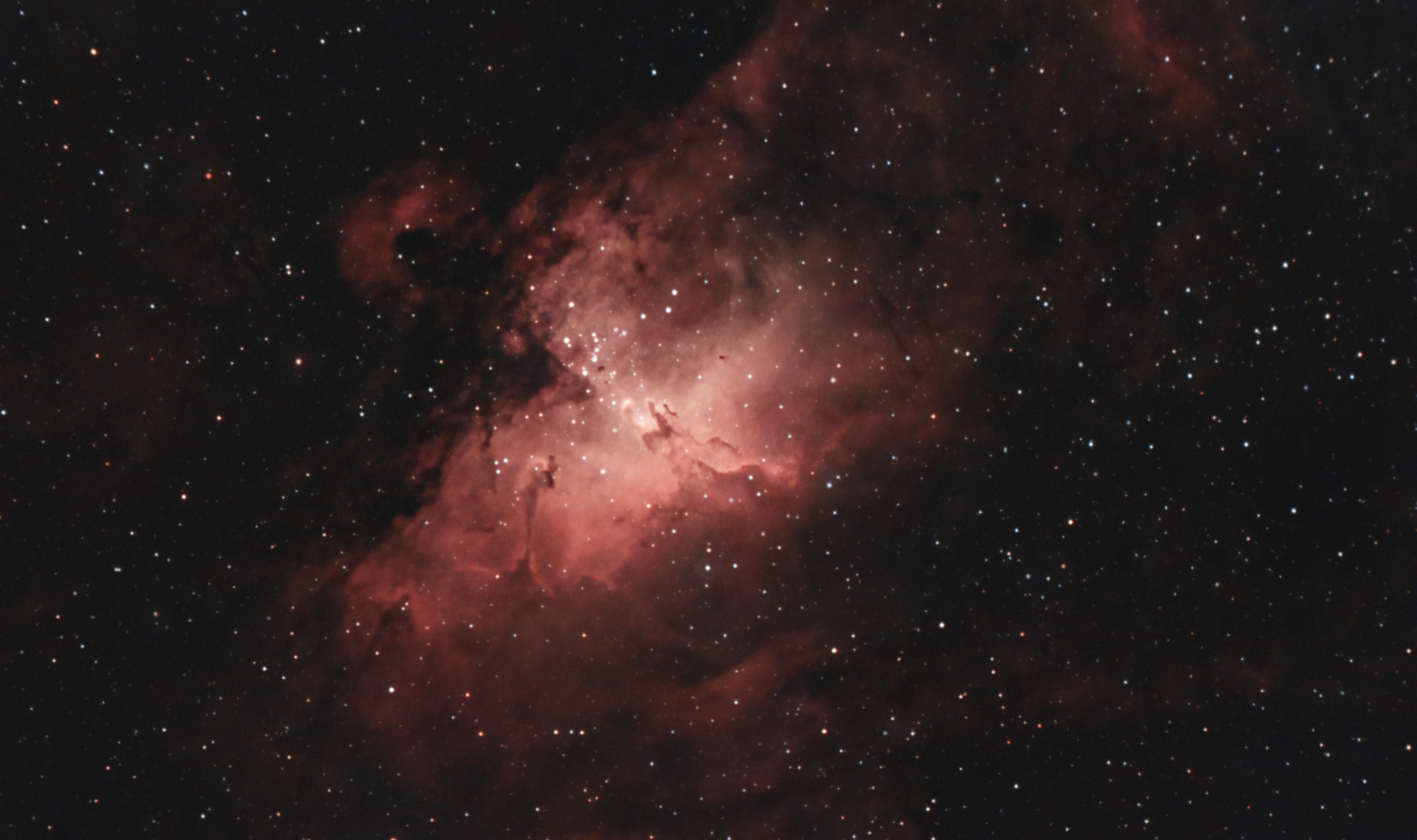 Messier 16 - der Adler Nebel mit dem Seestar S50