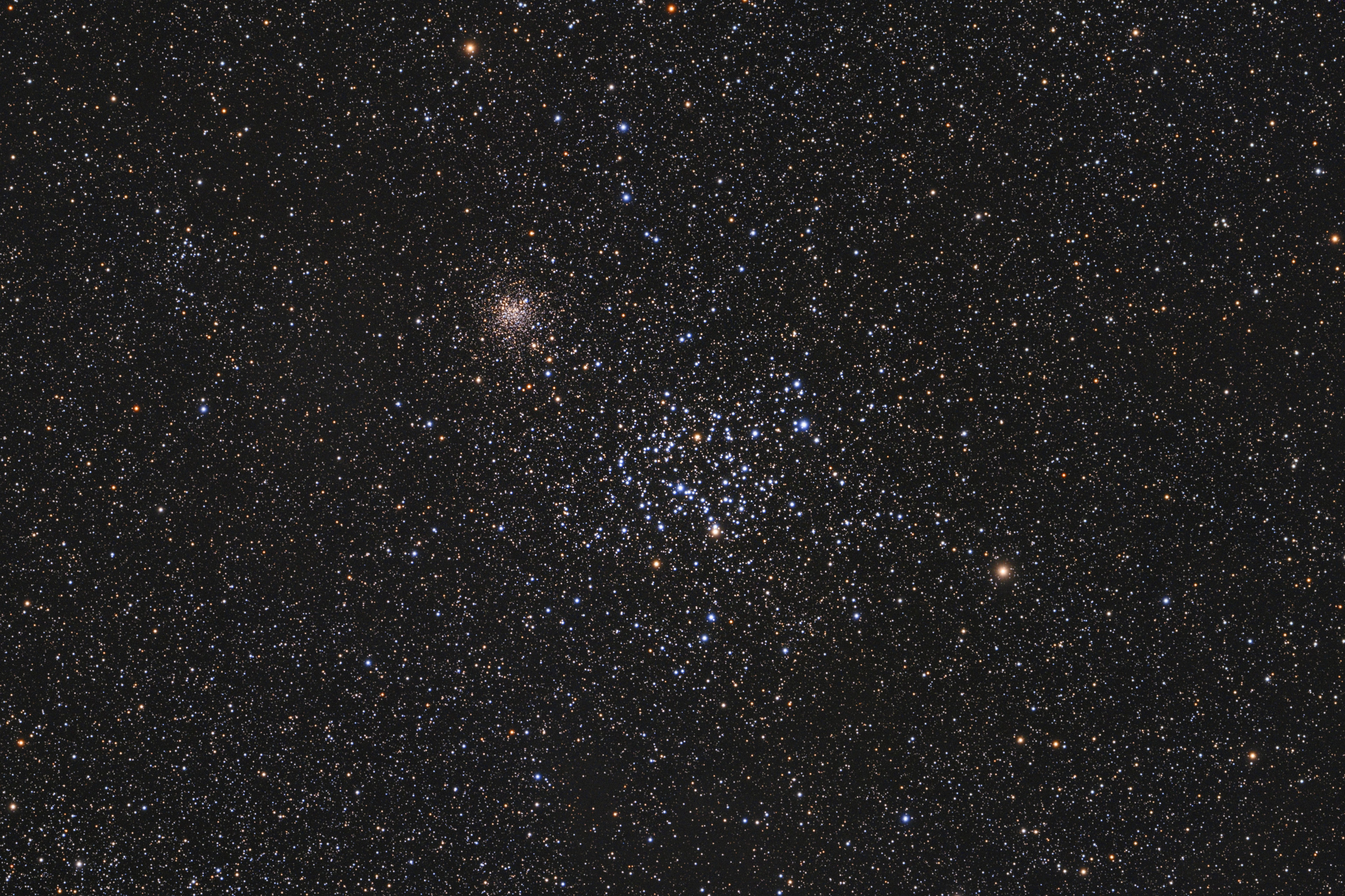 Messier 35 und NGC 2158