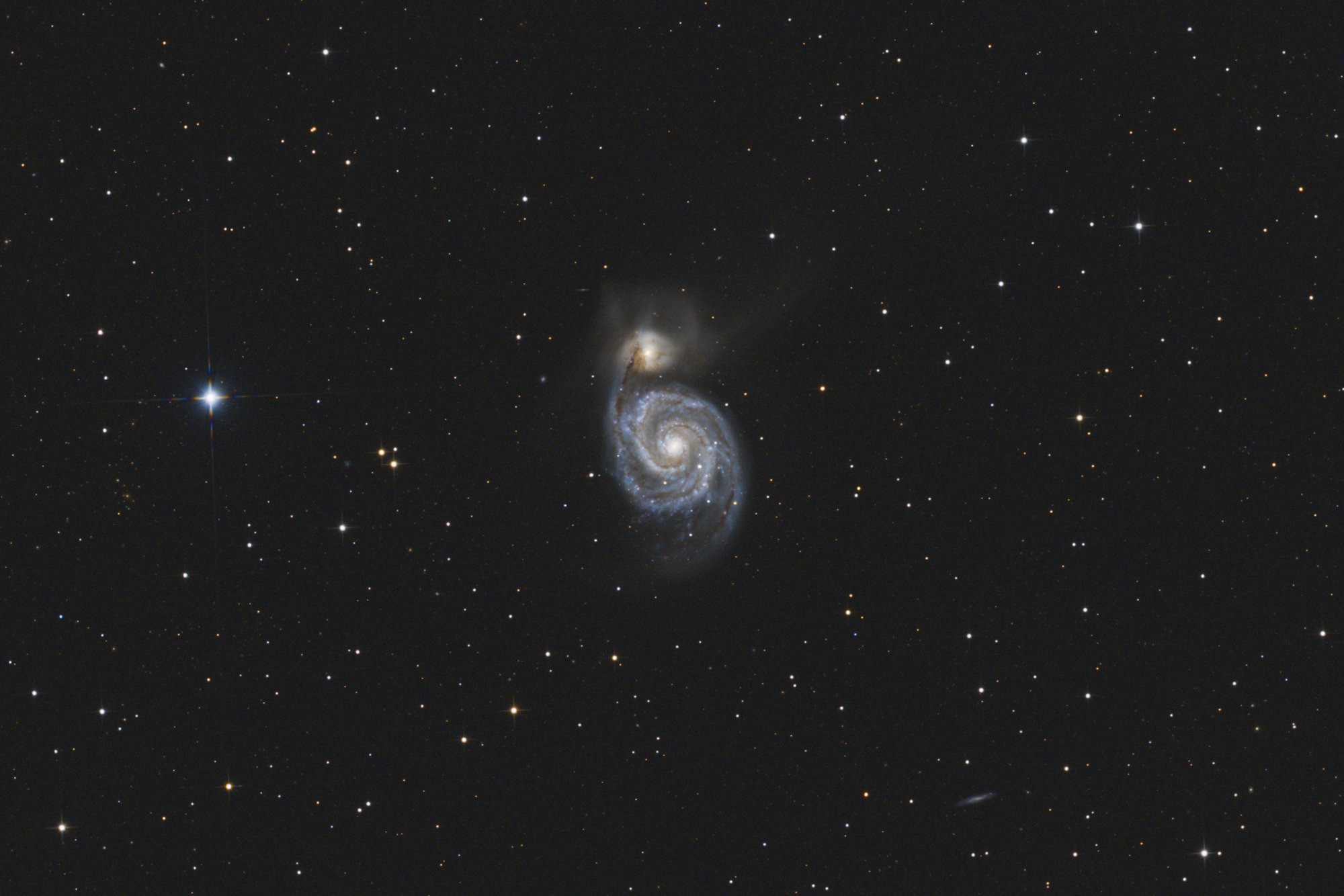 Messier 51 - Whirlpool Galaxie