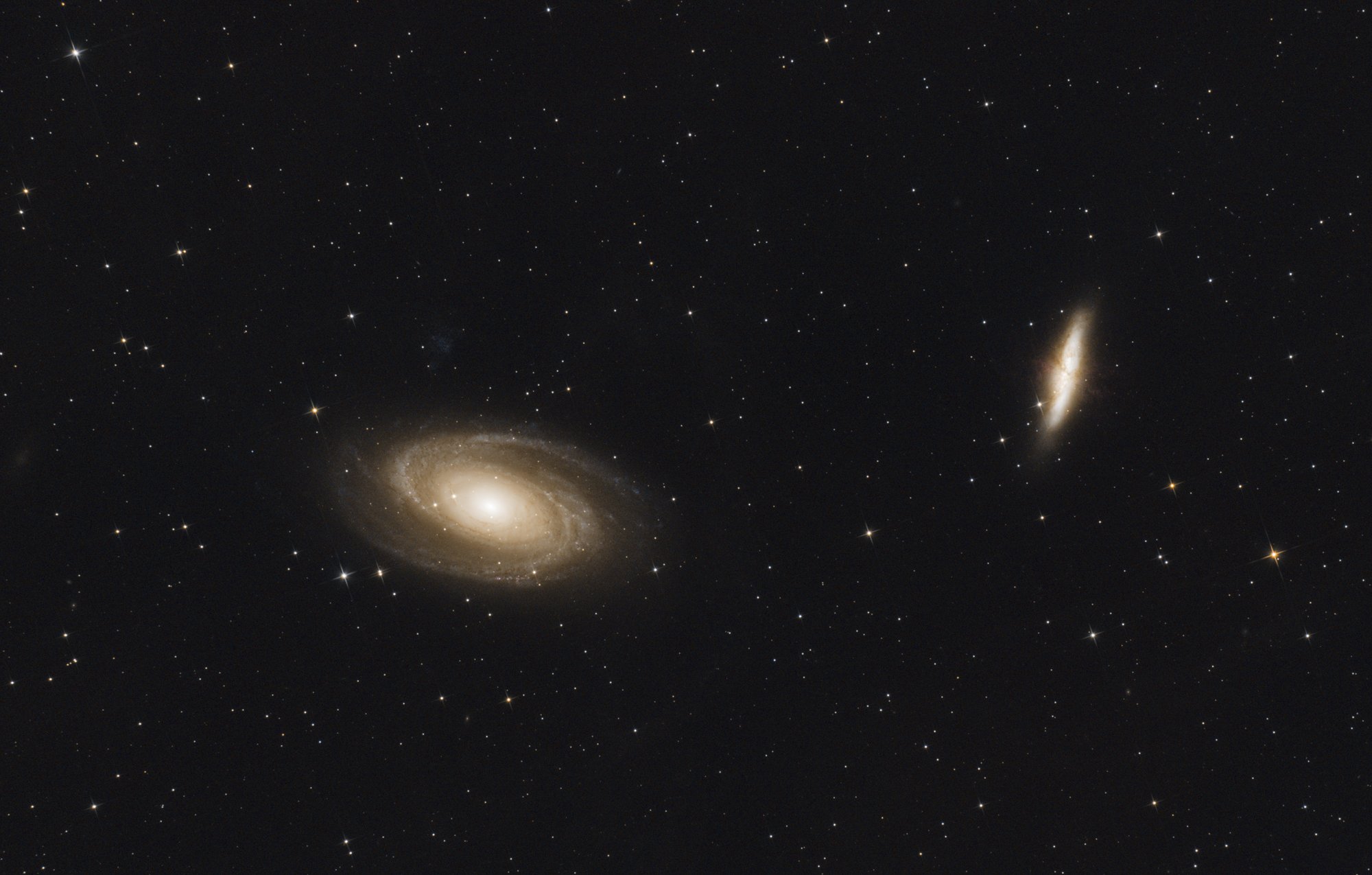 Messier 81 + Messier 82