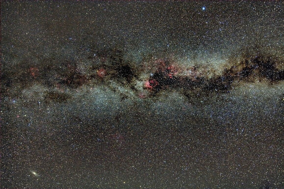Milchstraße Im Sternbild Schwan Astronomiede Der Treffpunkt Für Astronomie