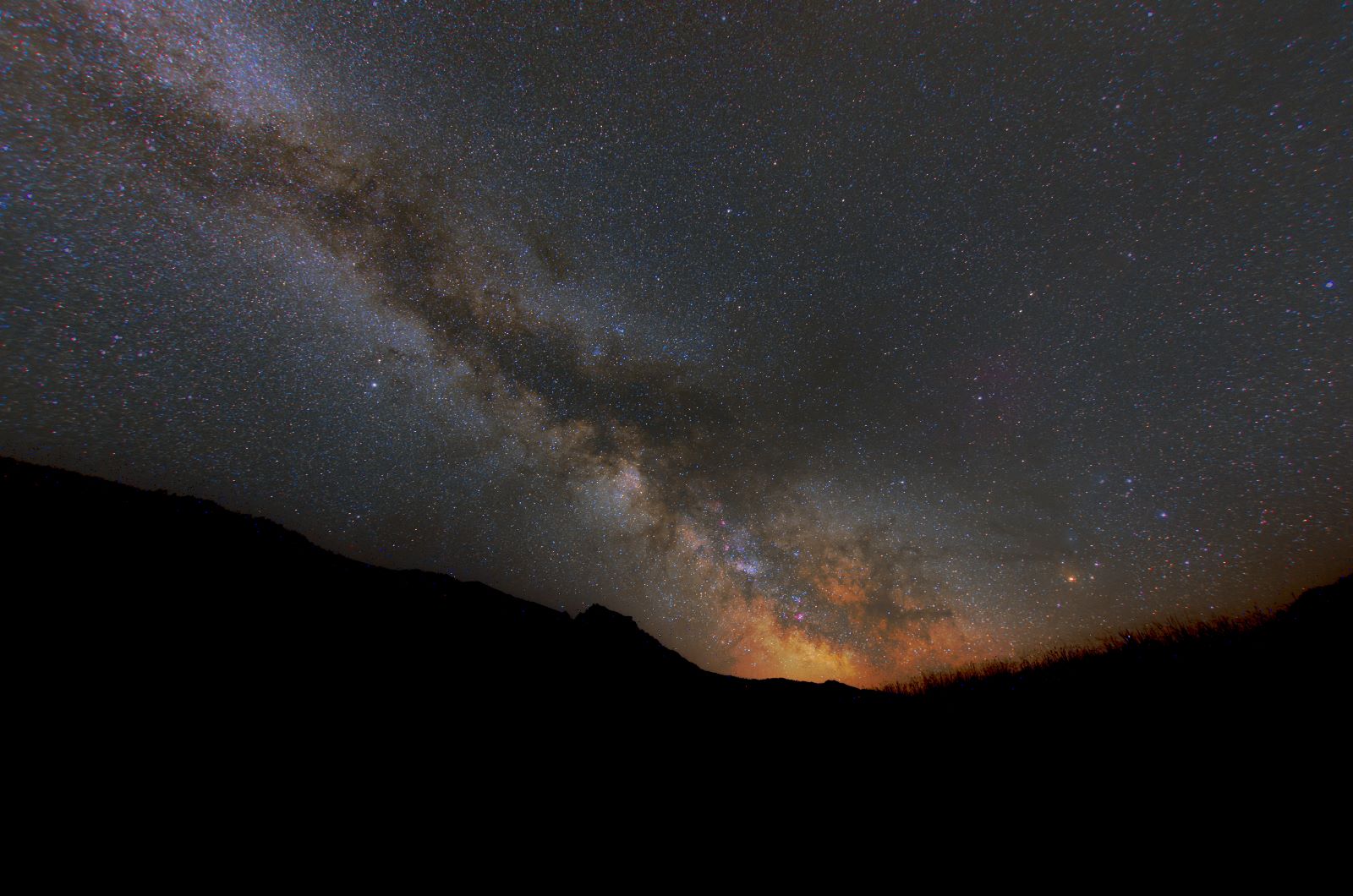 Milchstraße über Untertauern Astronomiede Der Treffpunkt Für Astronomie