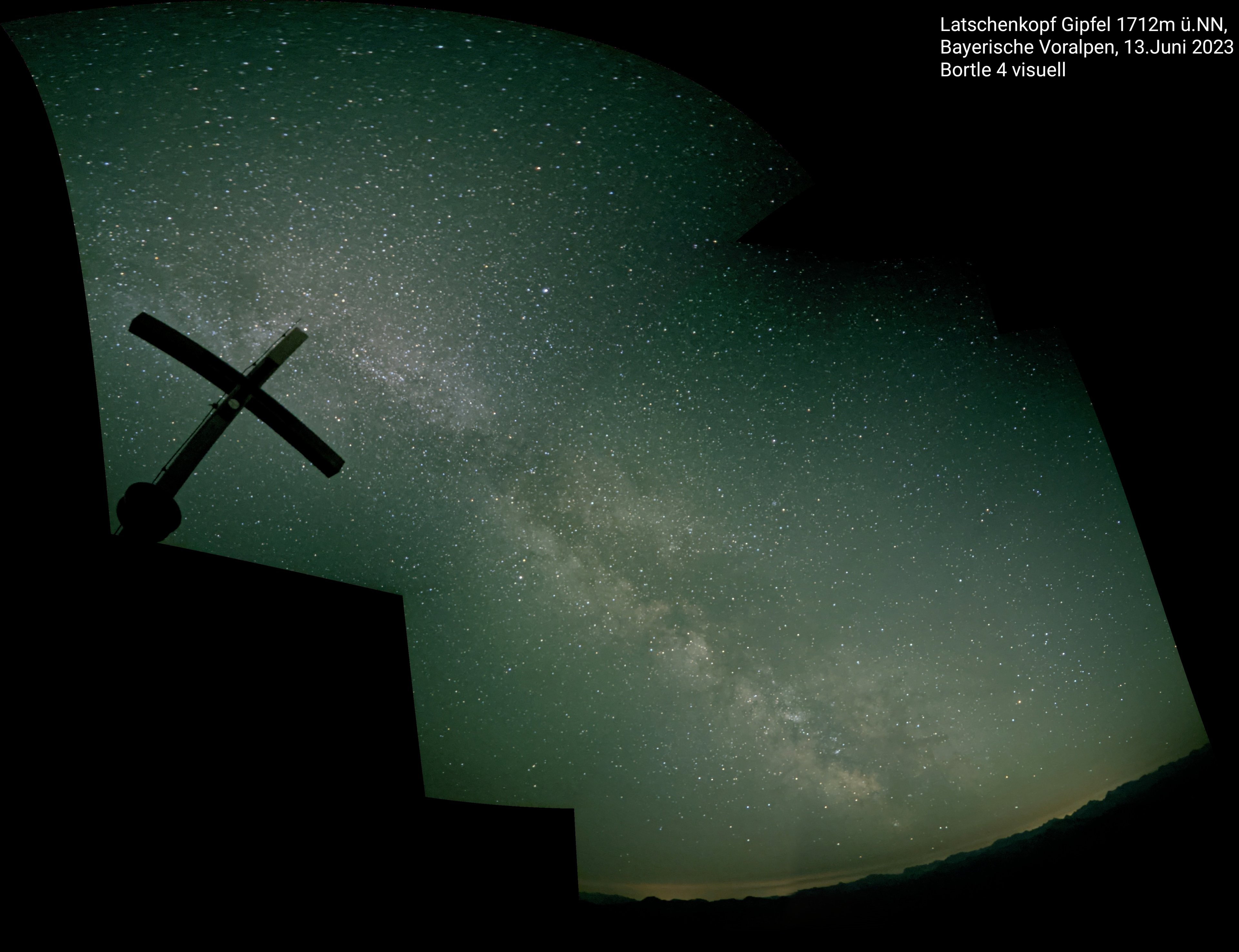 Milchstraße überm Karwendel Bortle 4 Astronomiede Der Treffpunkt Für Astronomie