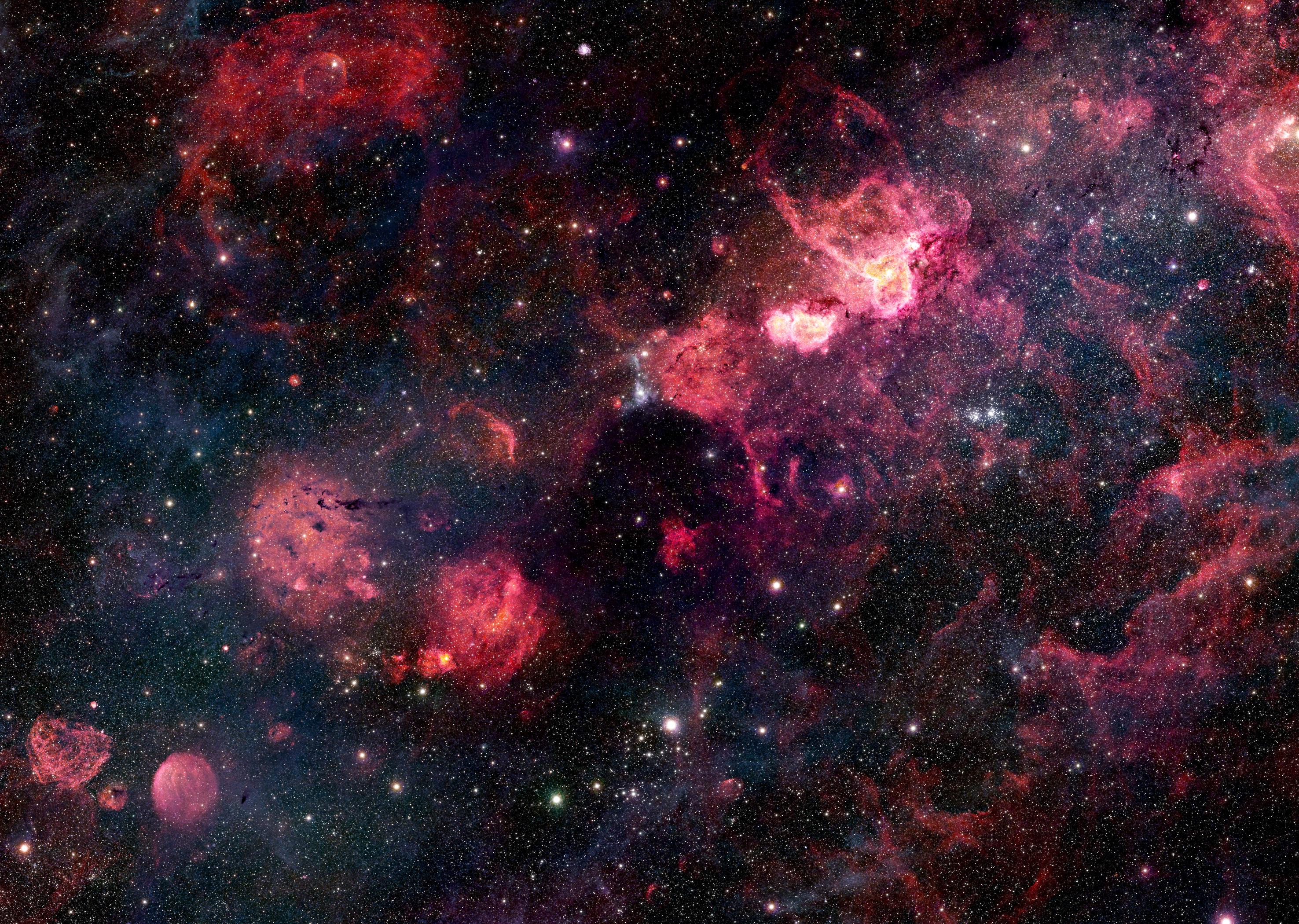 Milchstraße von Perseus bis Cassiopeia in H-alpha und Continuum