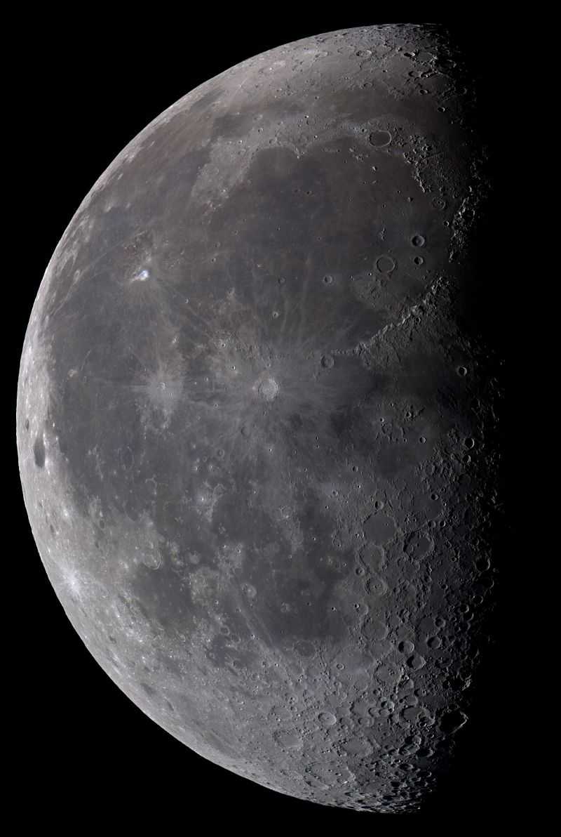 Mond am 24.08.16 - Mosaik