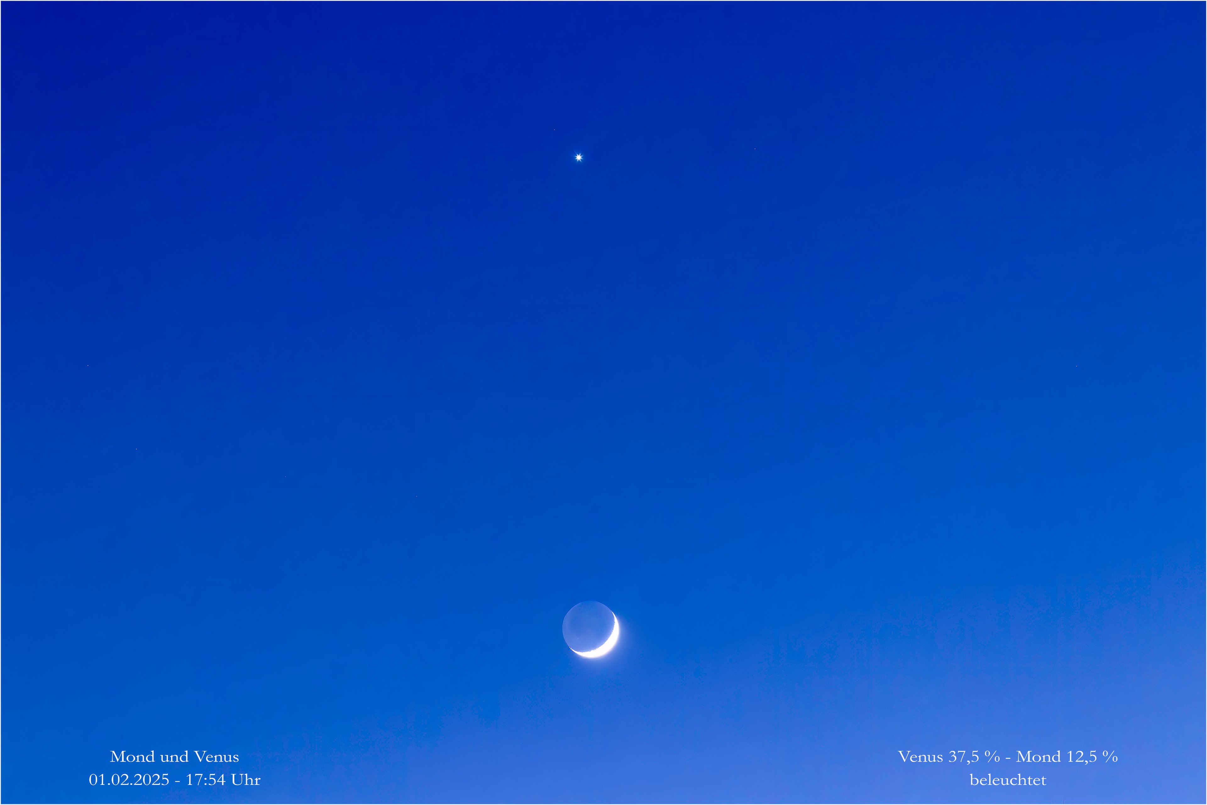 Mond bei Venus