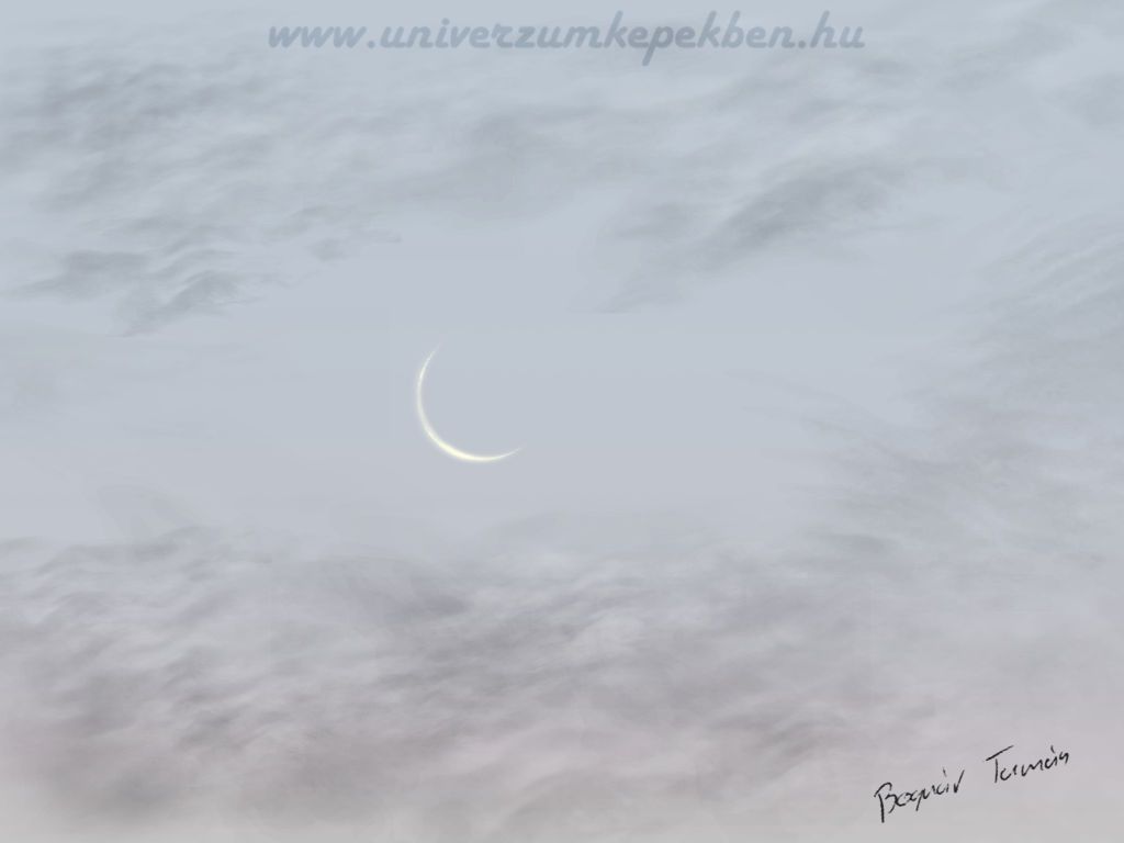 Mond - digitale Zeichnung