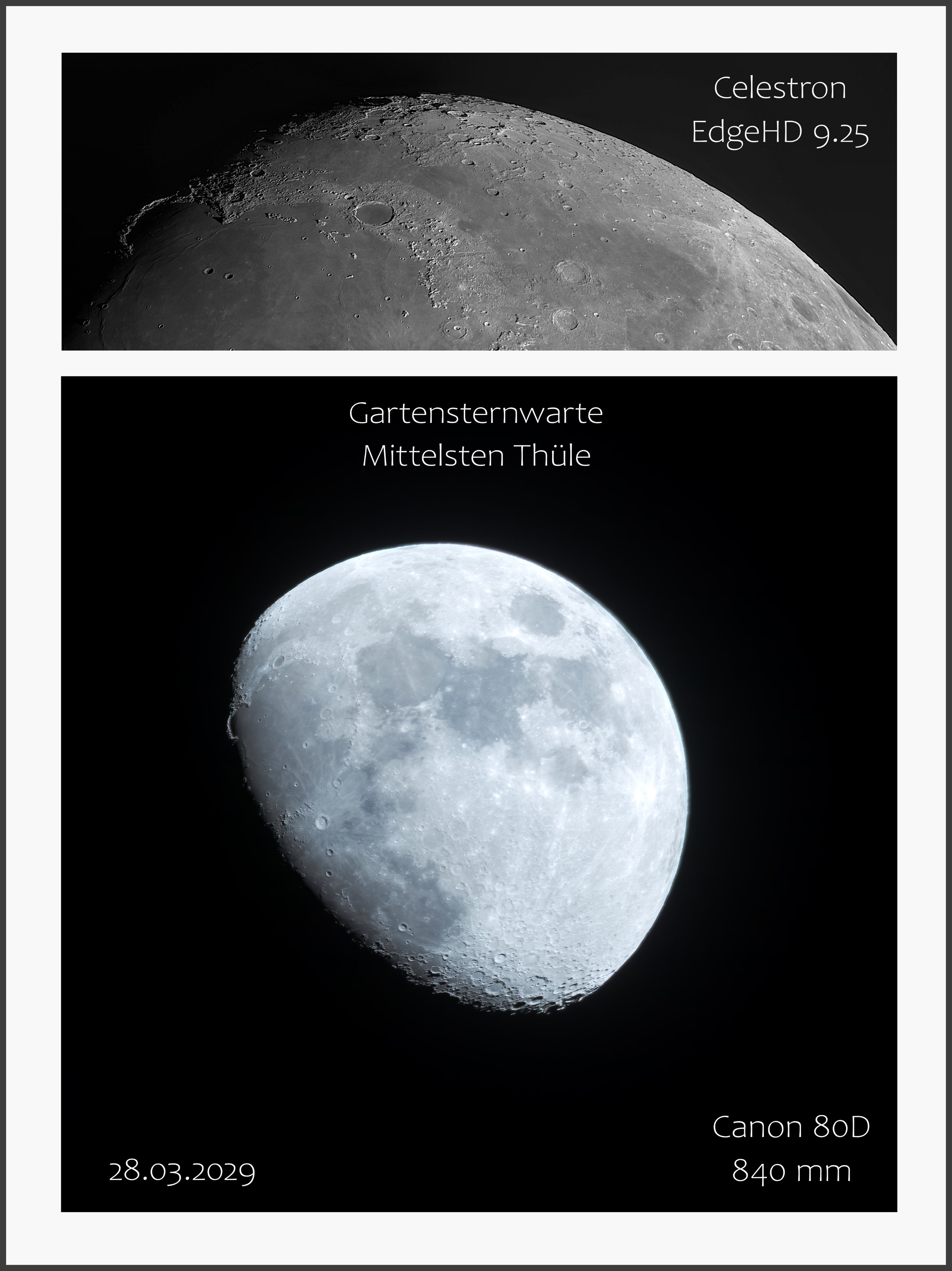 Mond - Goldener Henkel Vergleich