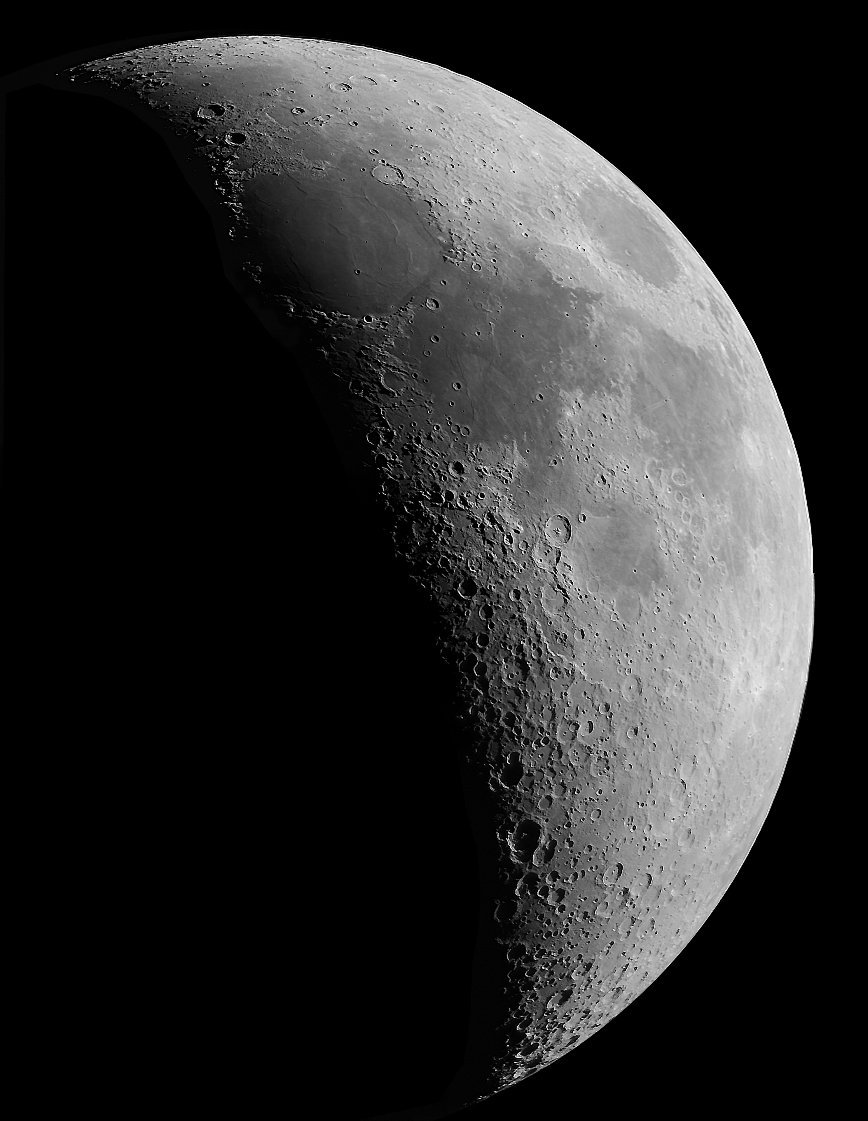 Mond mit 80/400 und 2x Barlow
