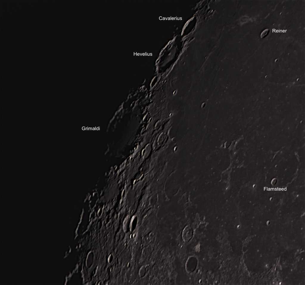 Mond mit Grimaldi Kater