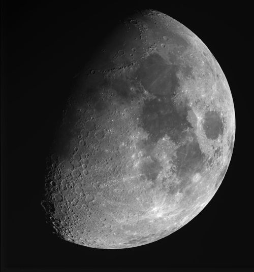 Mond mit größerem Refraktor