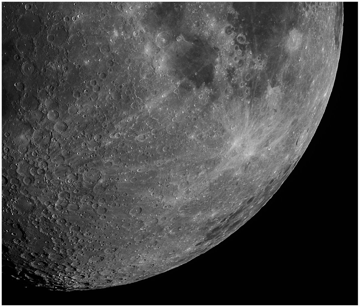 Mond südöstlicher Quadrant