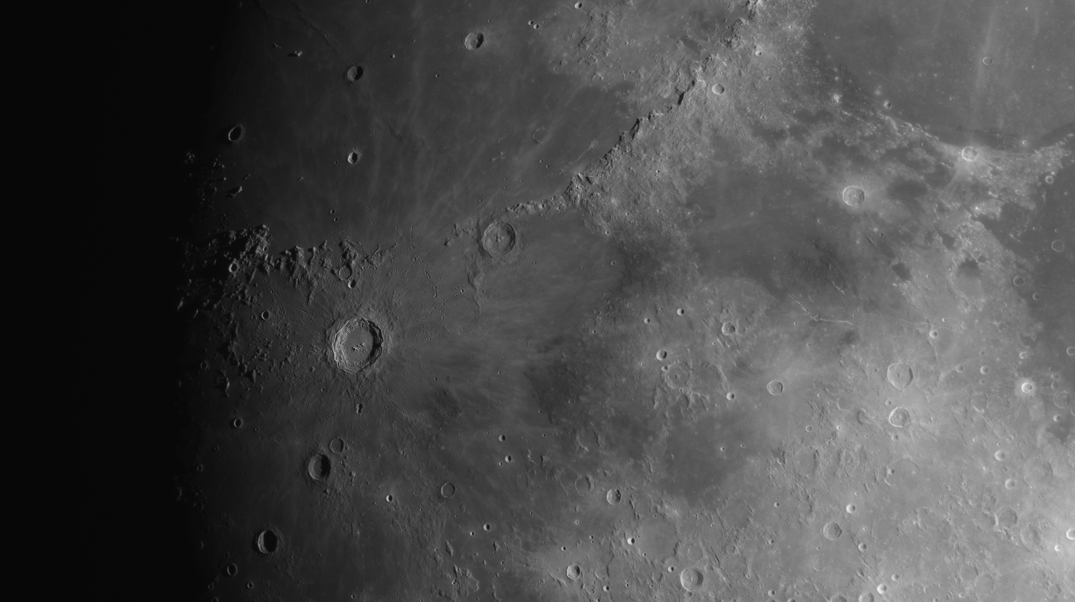 Mond um Kopernikus mit 5" Öffnung