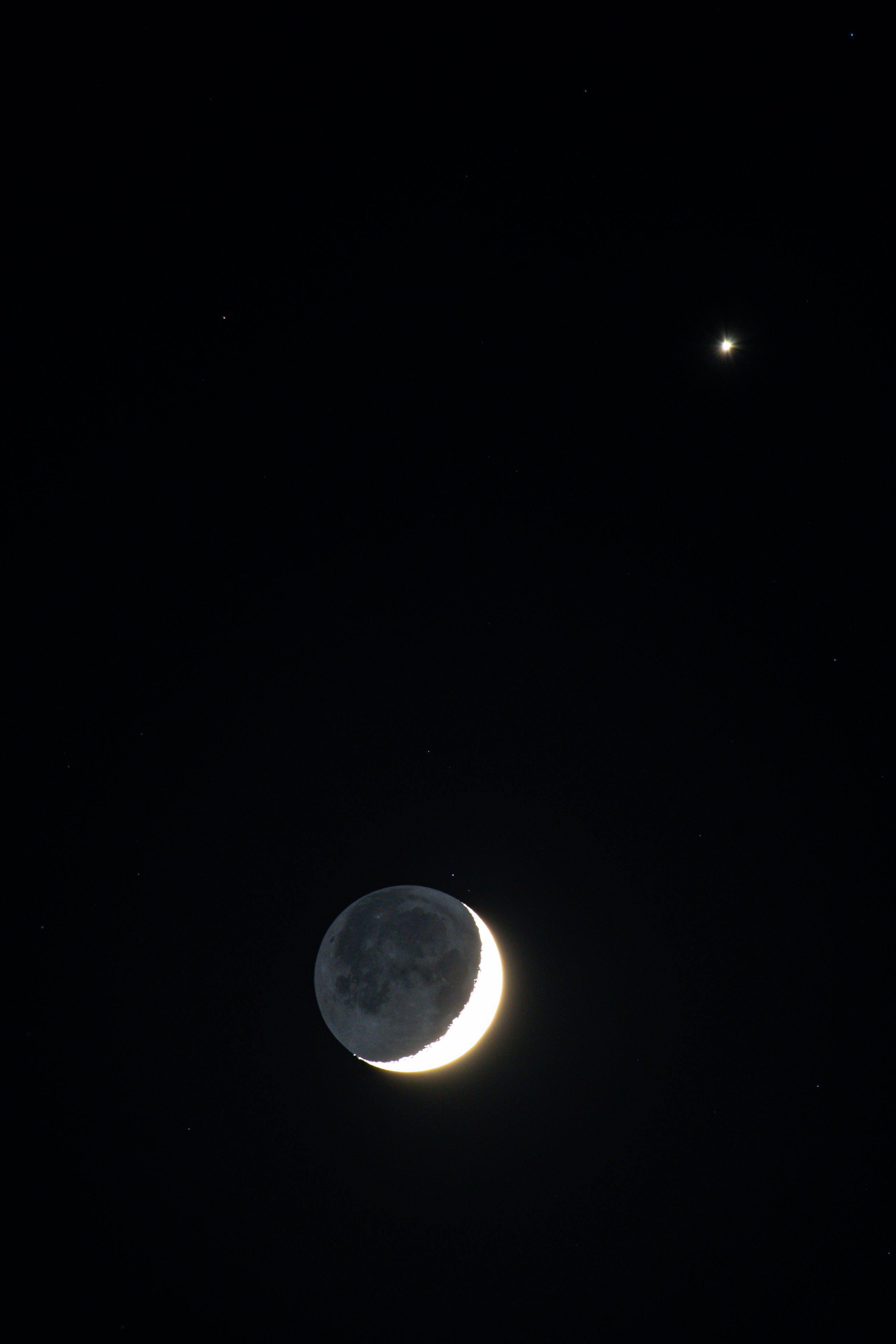 Mond und Venus 3. Jamuar