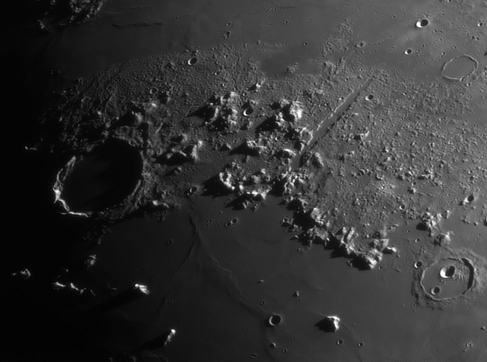 Mond vom 18.02. Plato und Alpen