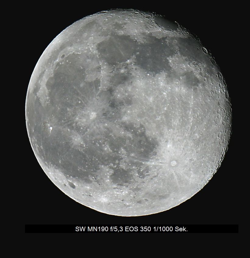 Mond vom 24. 10. 2010