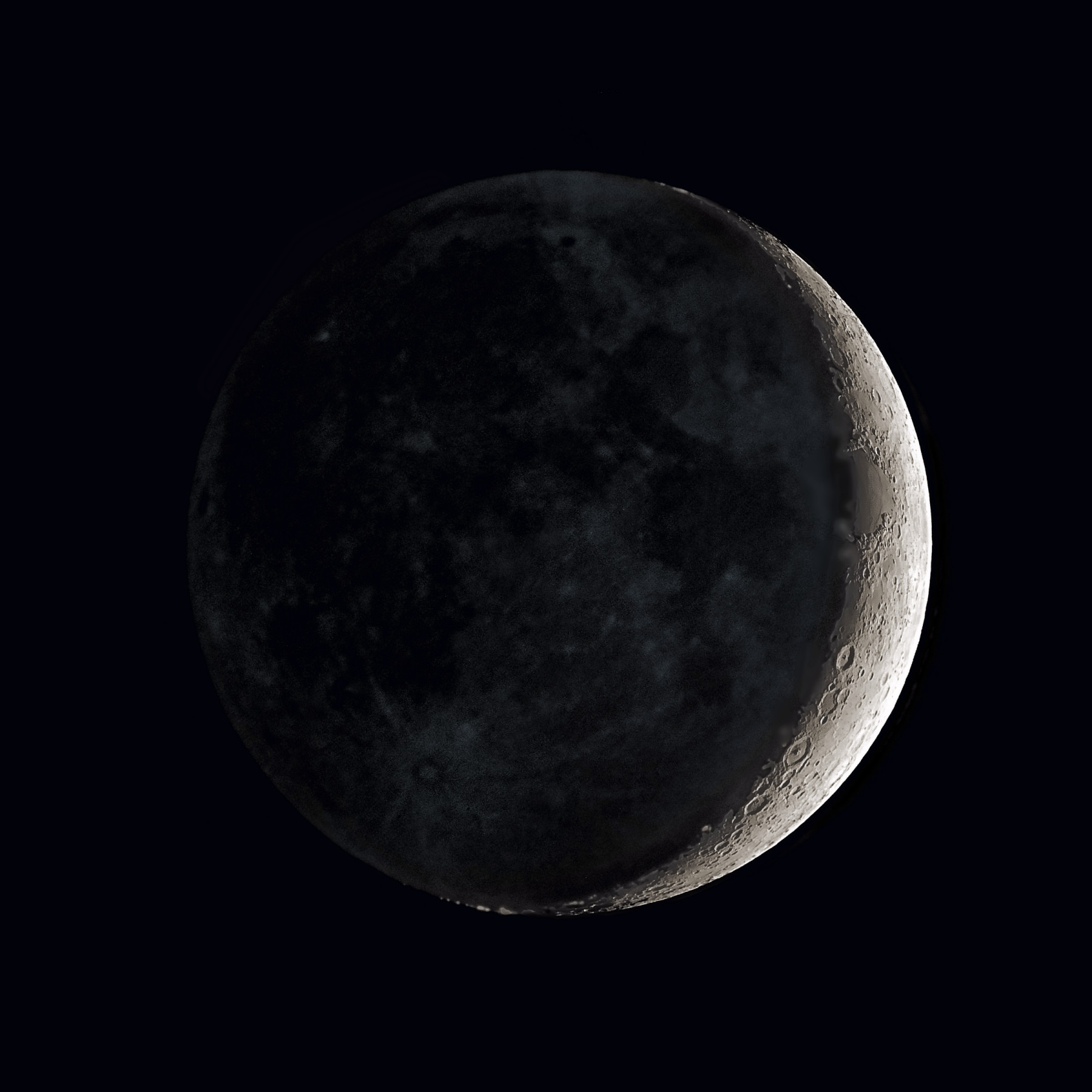 Mond zunehmend, HDR