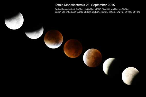 Mondfinsternis vom 28.9.2015