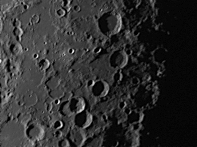 Mondkrater am 31.07.2010