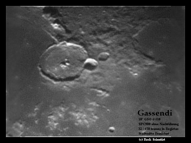 Mondkrater Gassendi