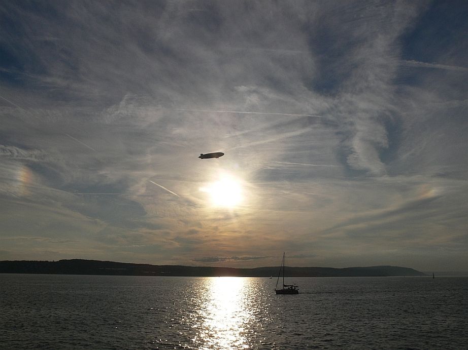 Nebensonnen auf dem Bodensee