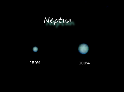 Neptun am 06.09.16 mit Details !