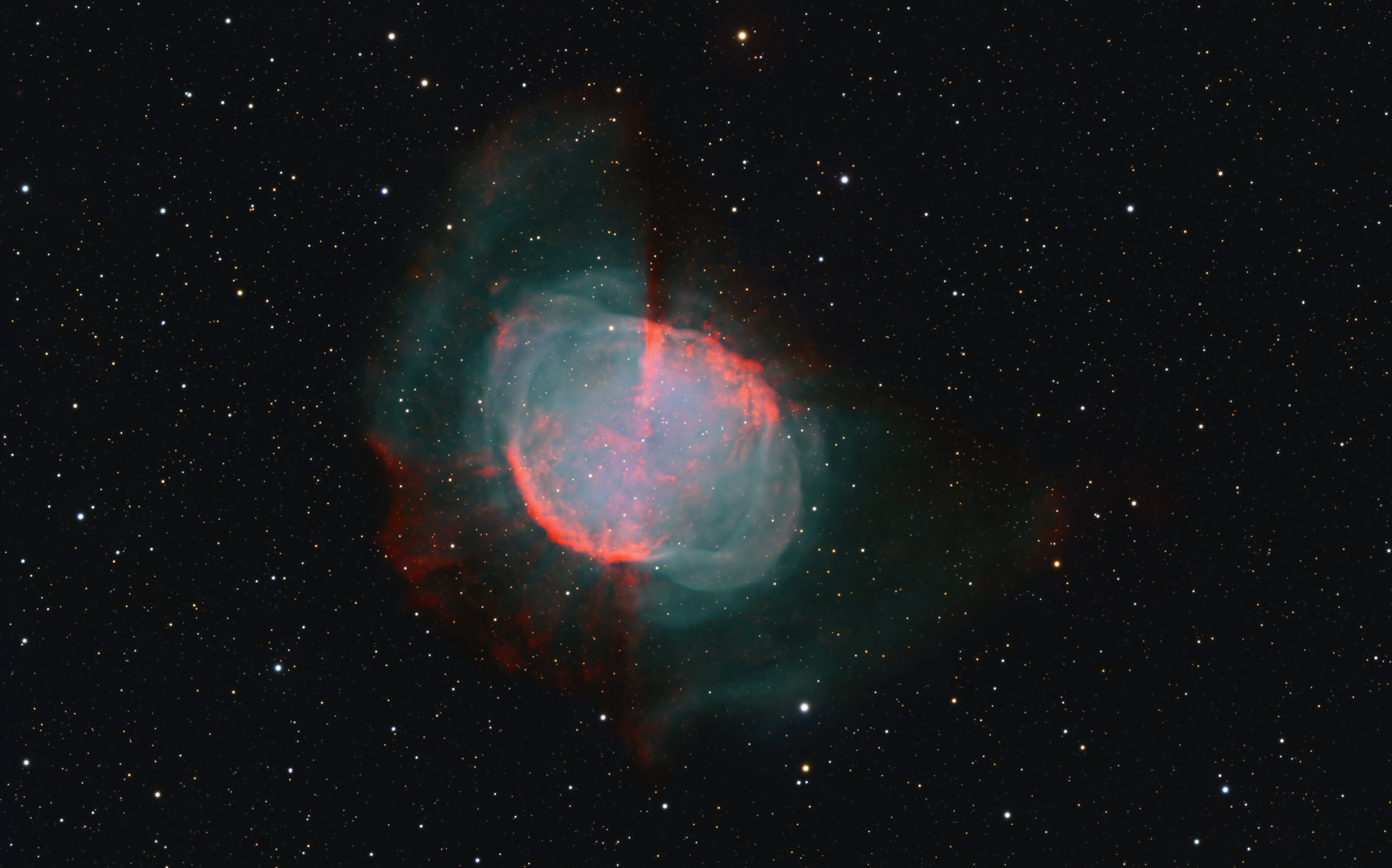 Neubearbeitung Messier 27 Hantelnebel