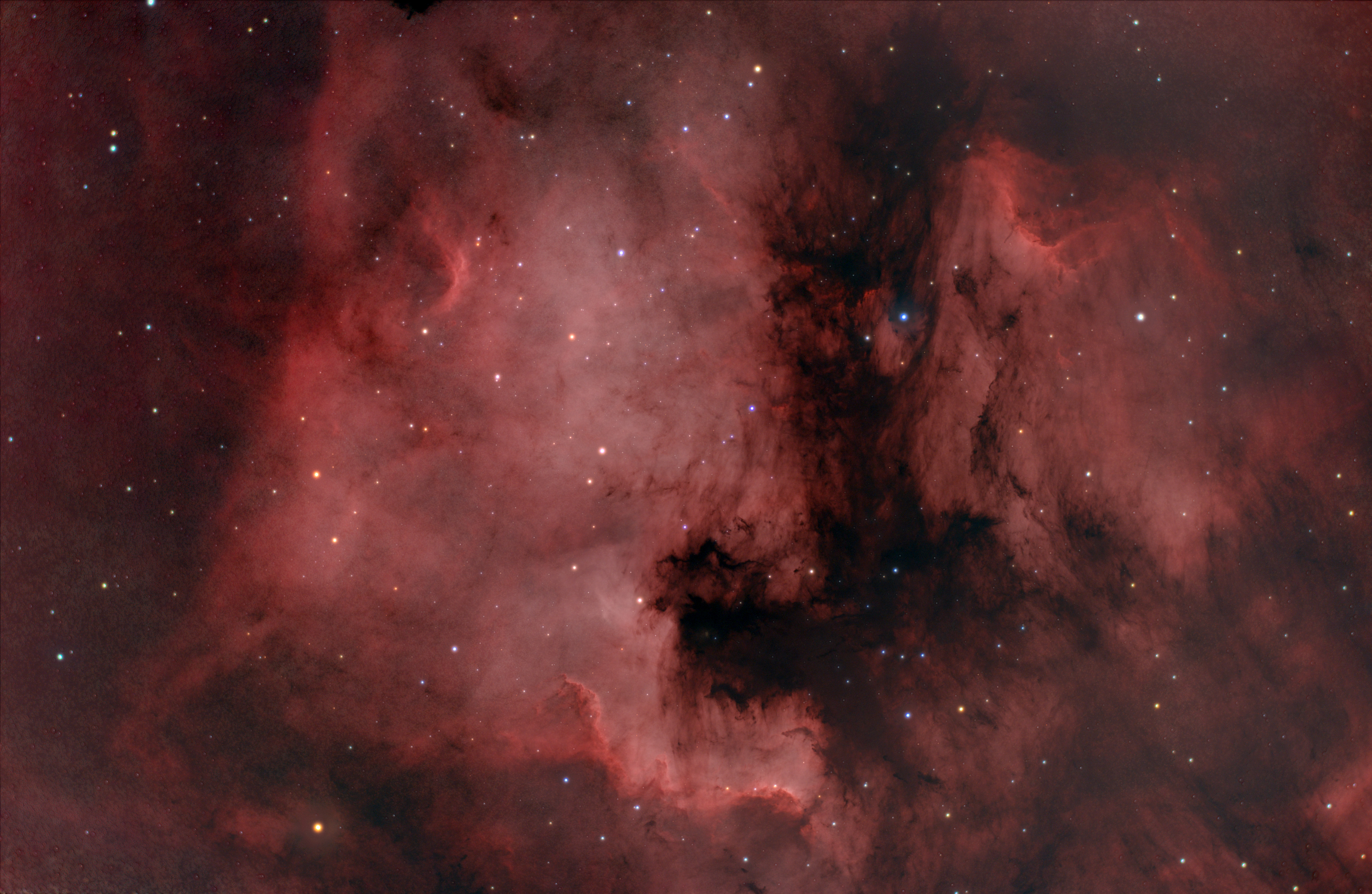 Neubearbeitung von NGC7000 und Pelikannebel