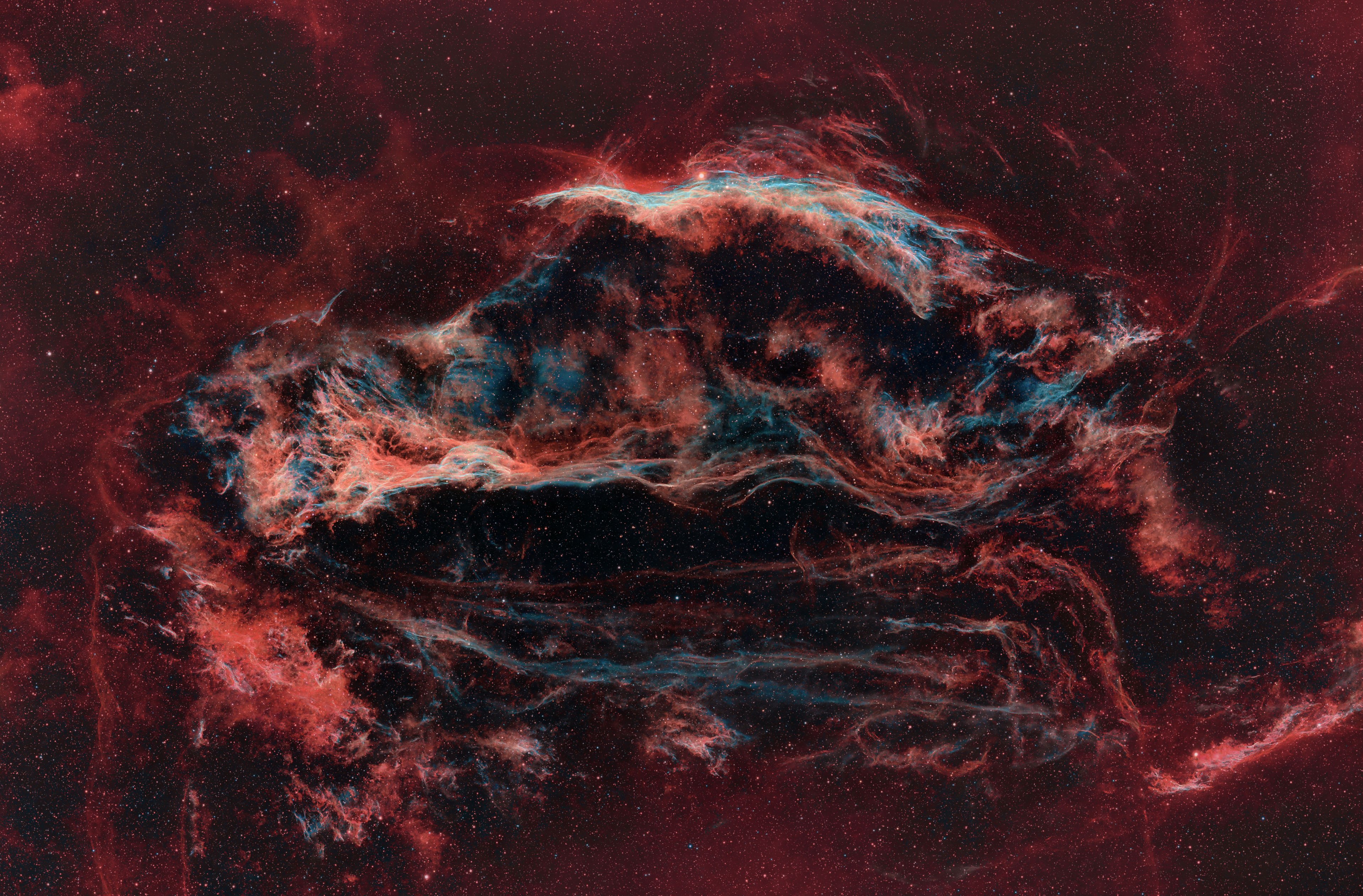 Neubearbeitung Western Veil Nebula NGC6960