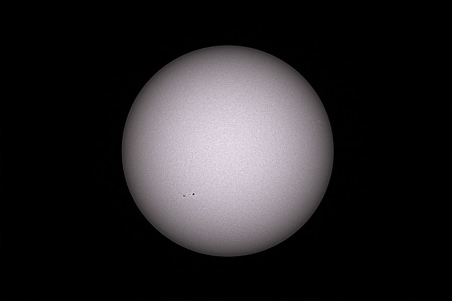 Neue Sonnenfleckengruppe am 28.12.09