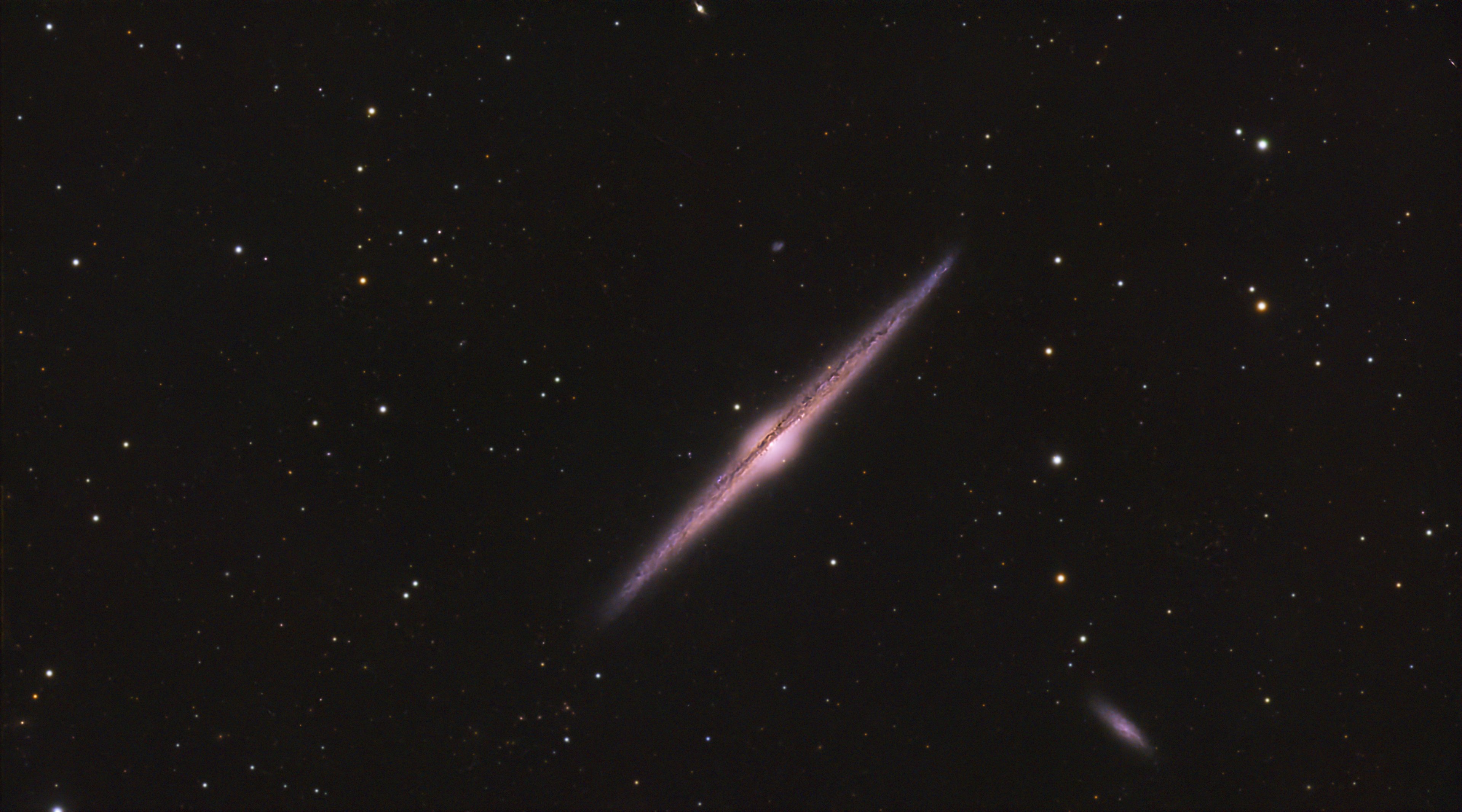 Neuentwicklung von NGC4565 der Nadelgalaxie