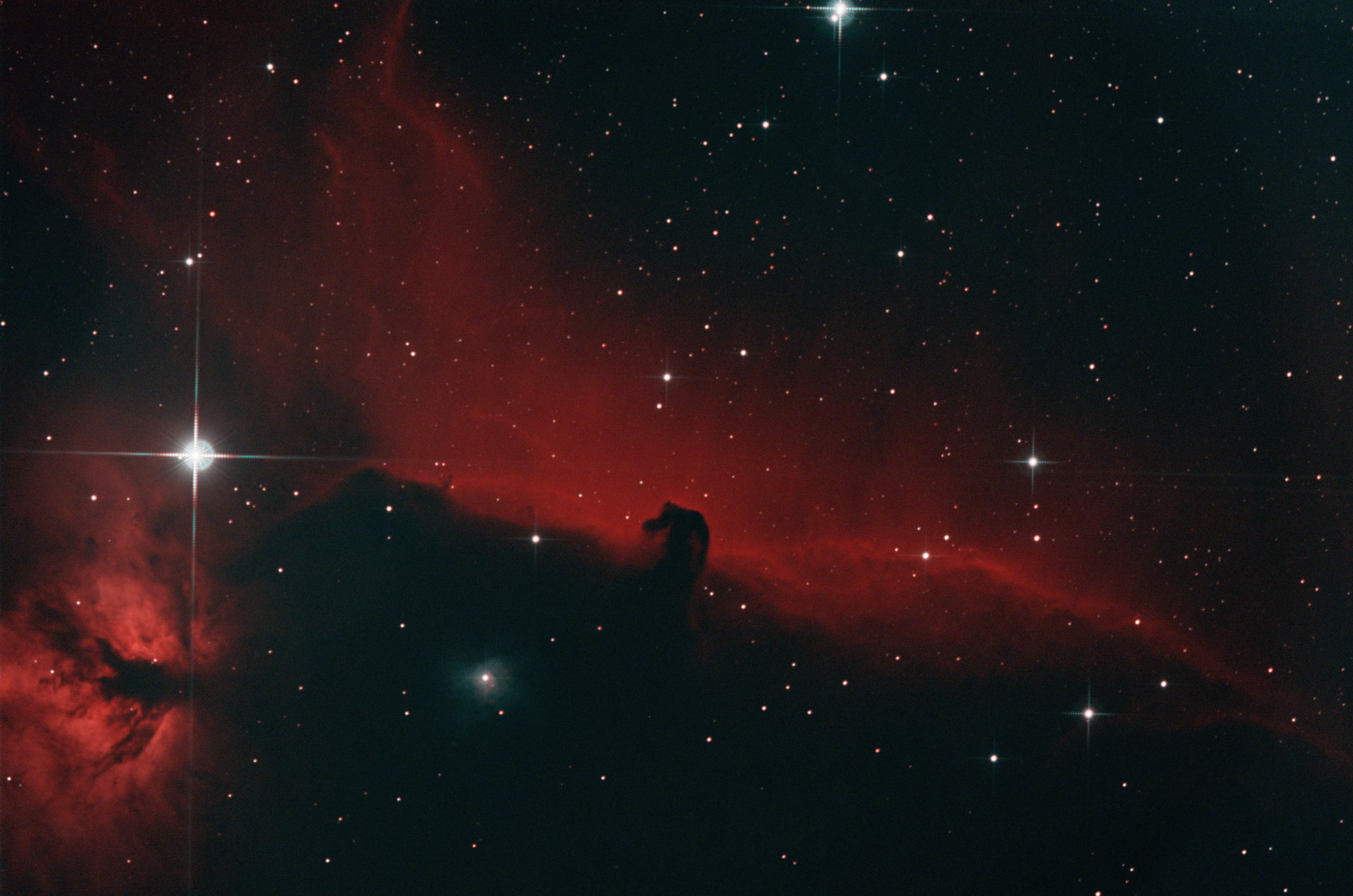 NGC 2024 Flammennebel und IC 434 Pferdekopfnebel