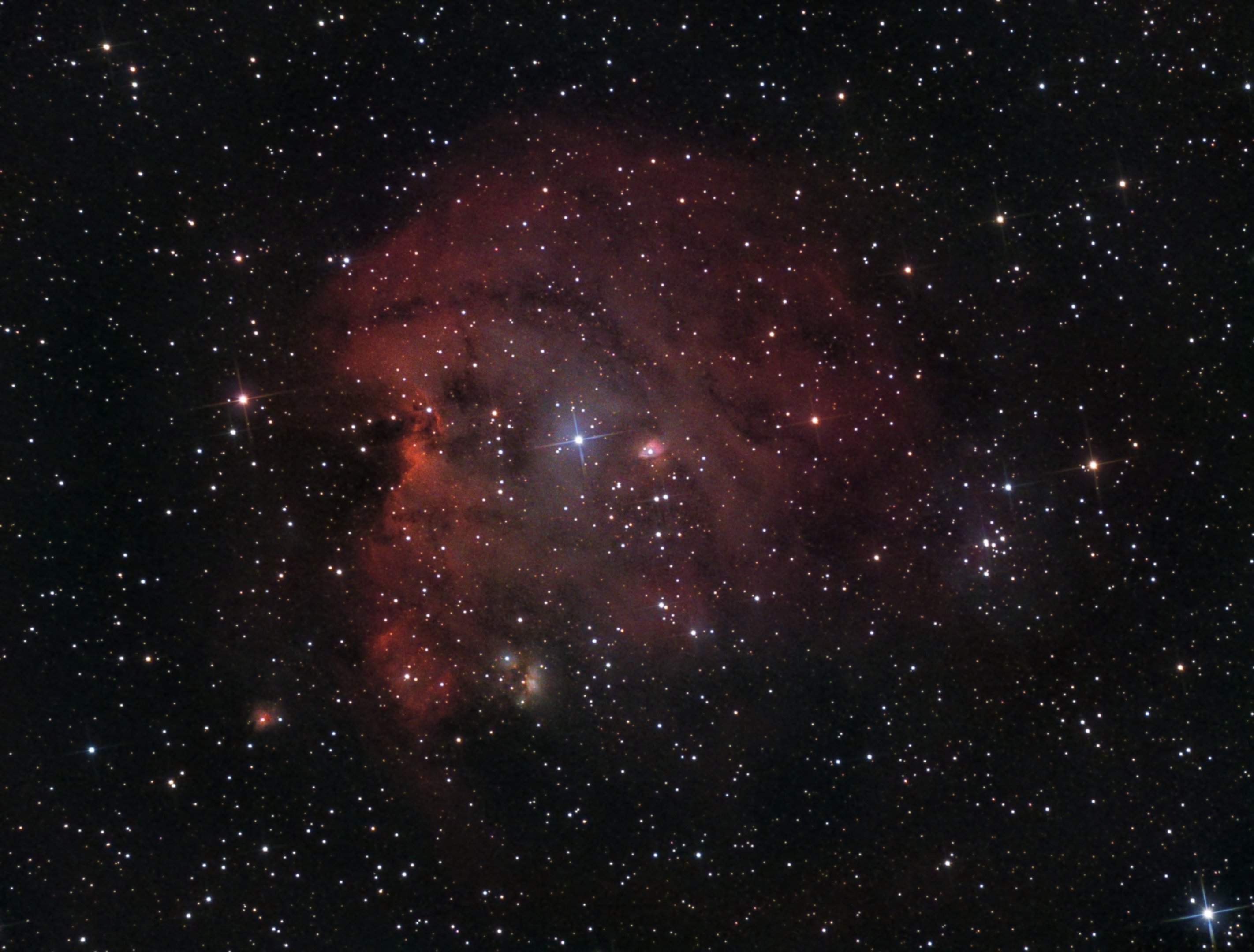 NGC 2174 Hamburger Balkonfotografie