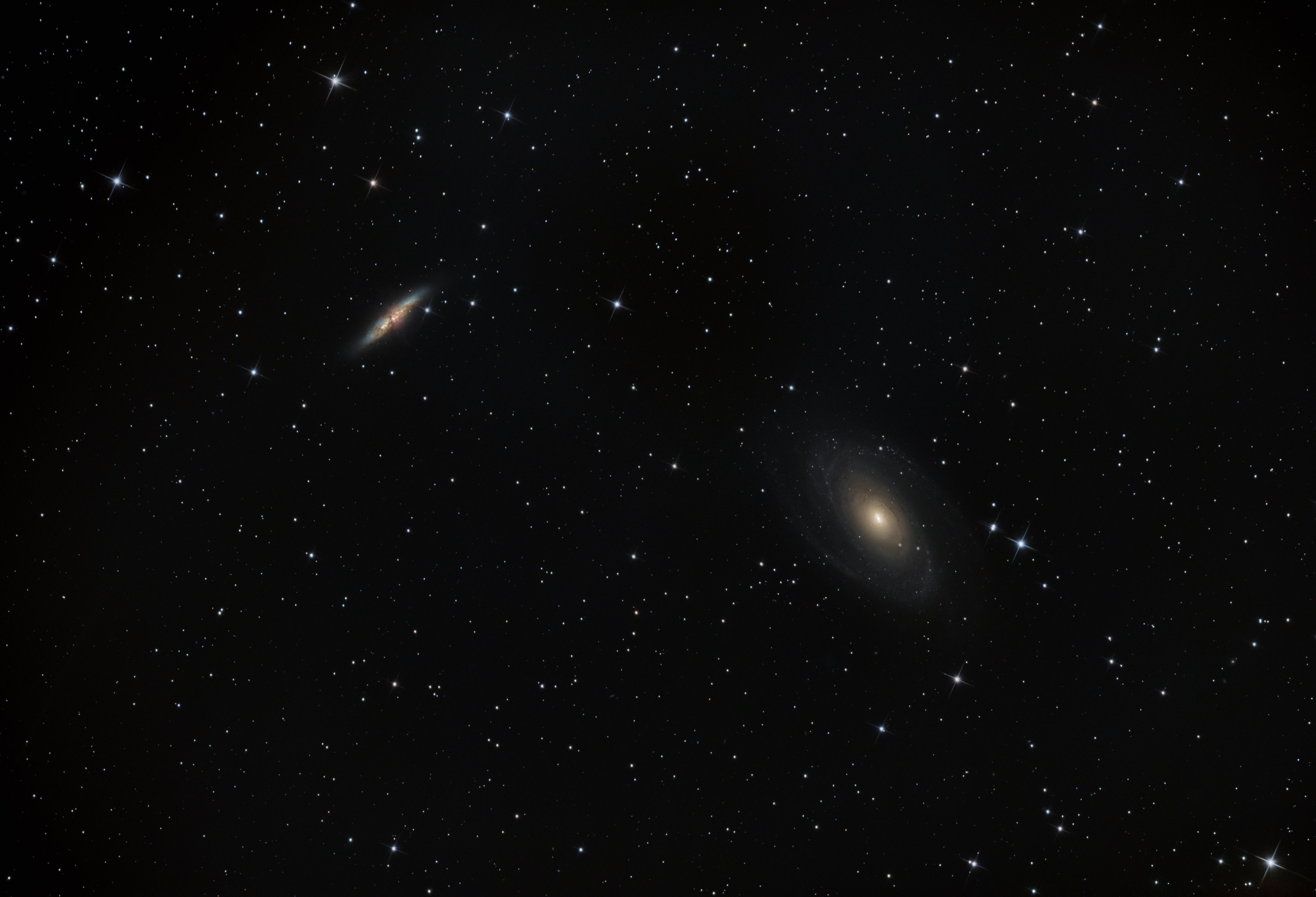 NGC 3031-NGC 3034 - M 81 Bodes Galaxie - M82 Zigarrengalaxie