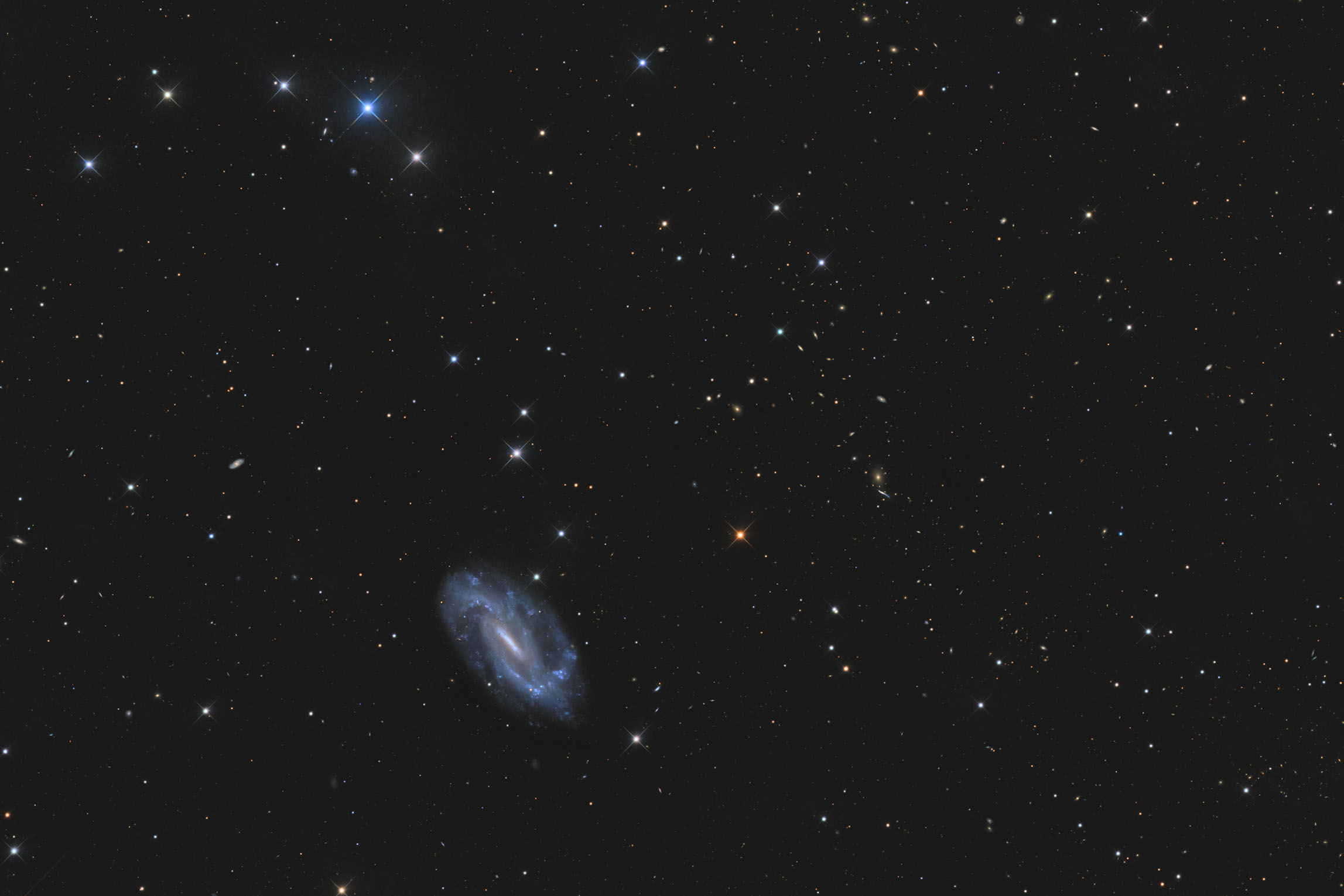 NGC 3319 mit Abell 1056