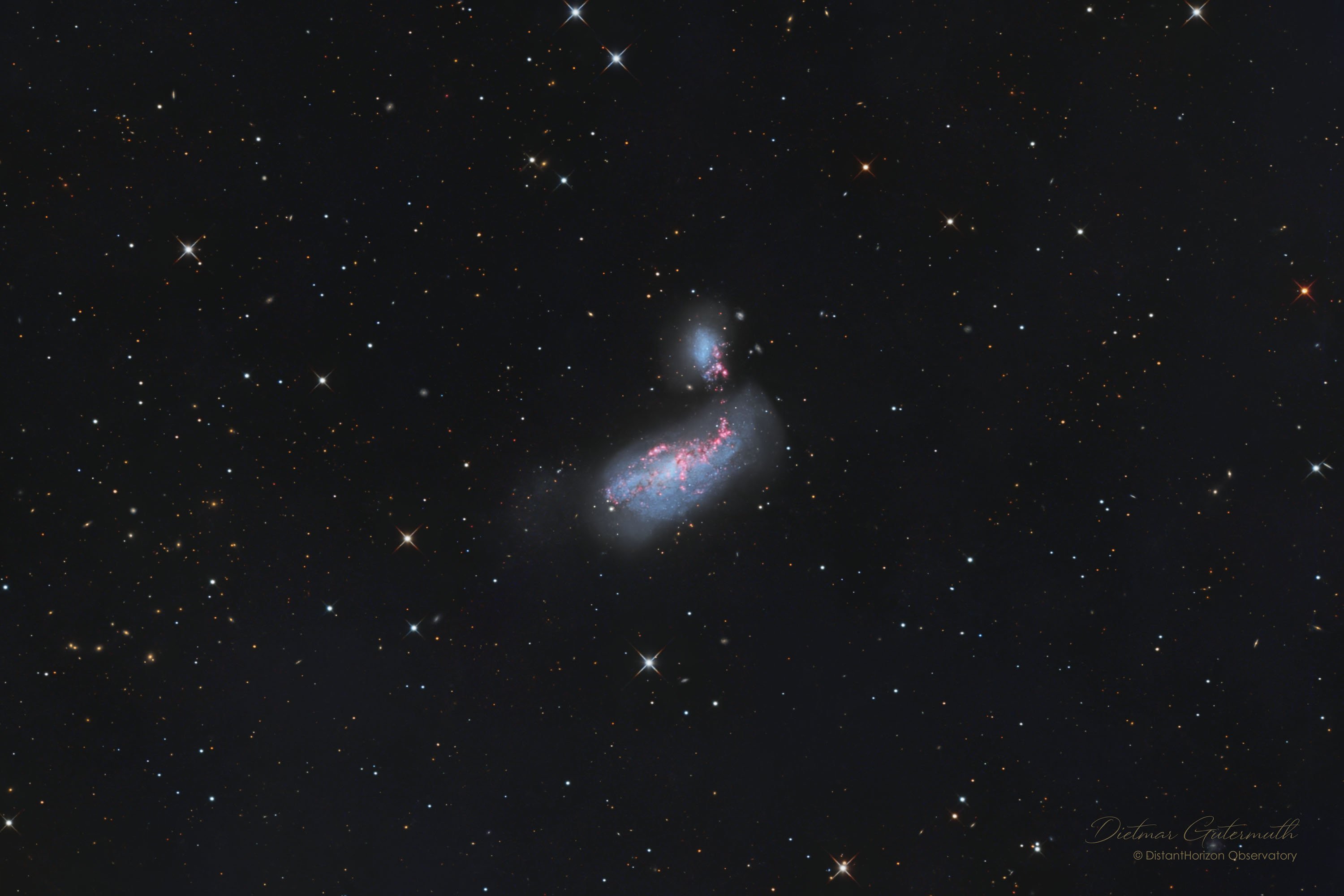 NGC 4490, die Kokon-Galaxie