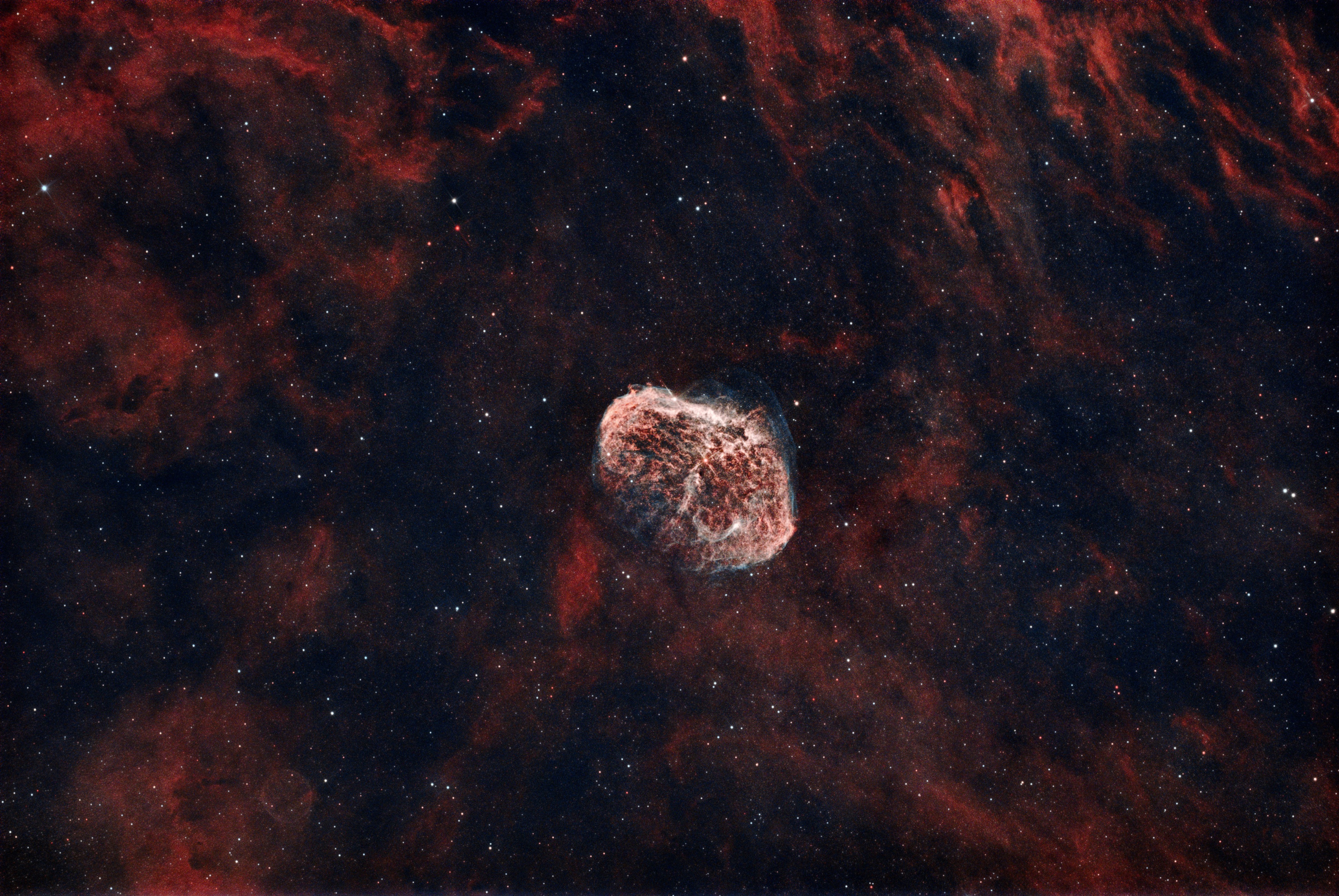NGC 6888, Mondsichelnebel oder Crescent Nebel
