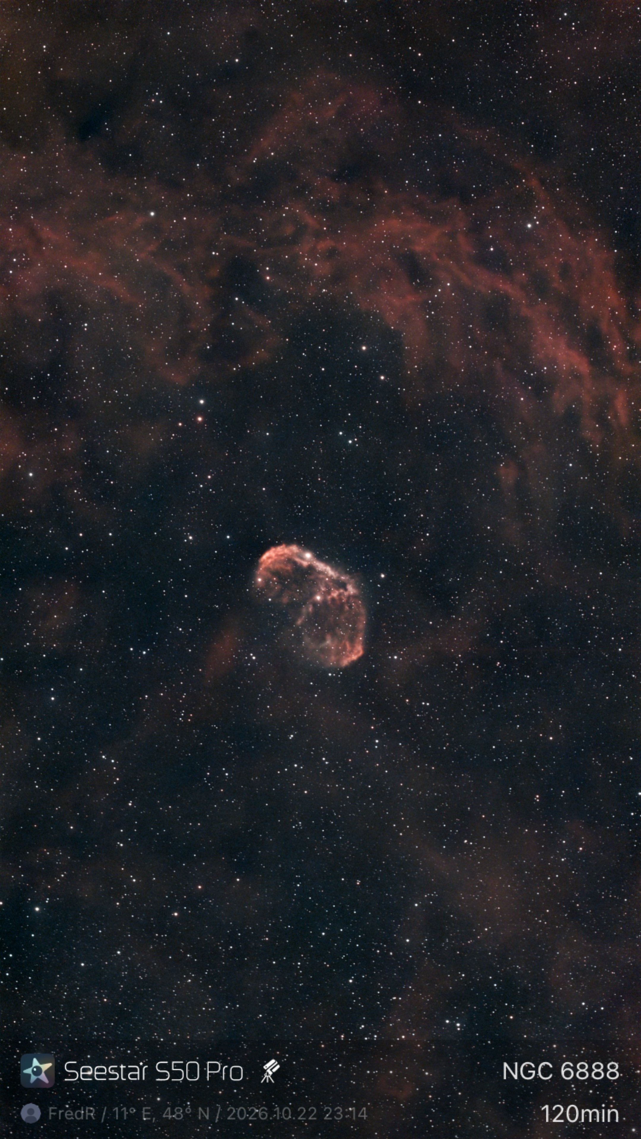 NGC 6888 - Sichelnebel - (Crescent Nebula)