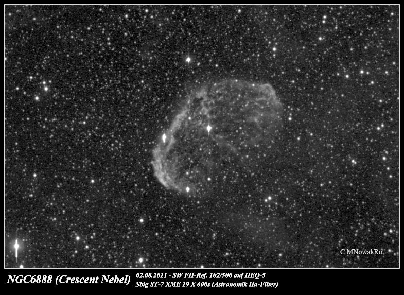 NGC 6888 von gestern