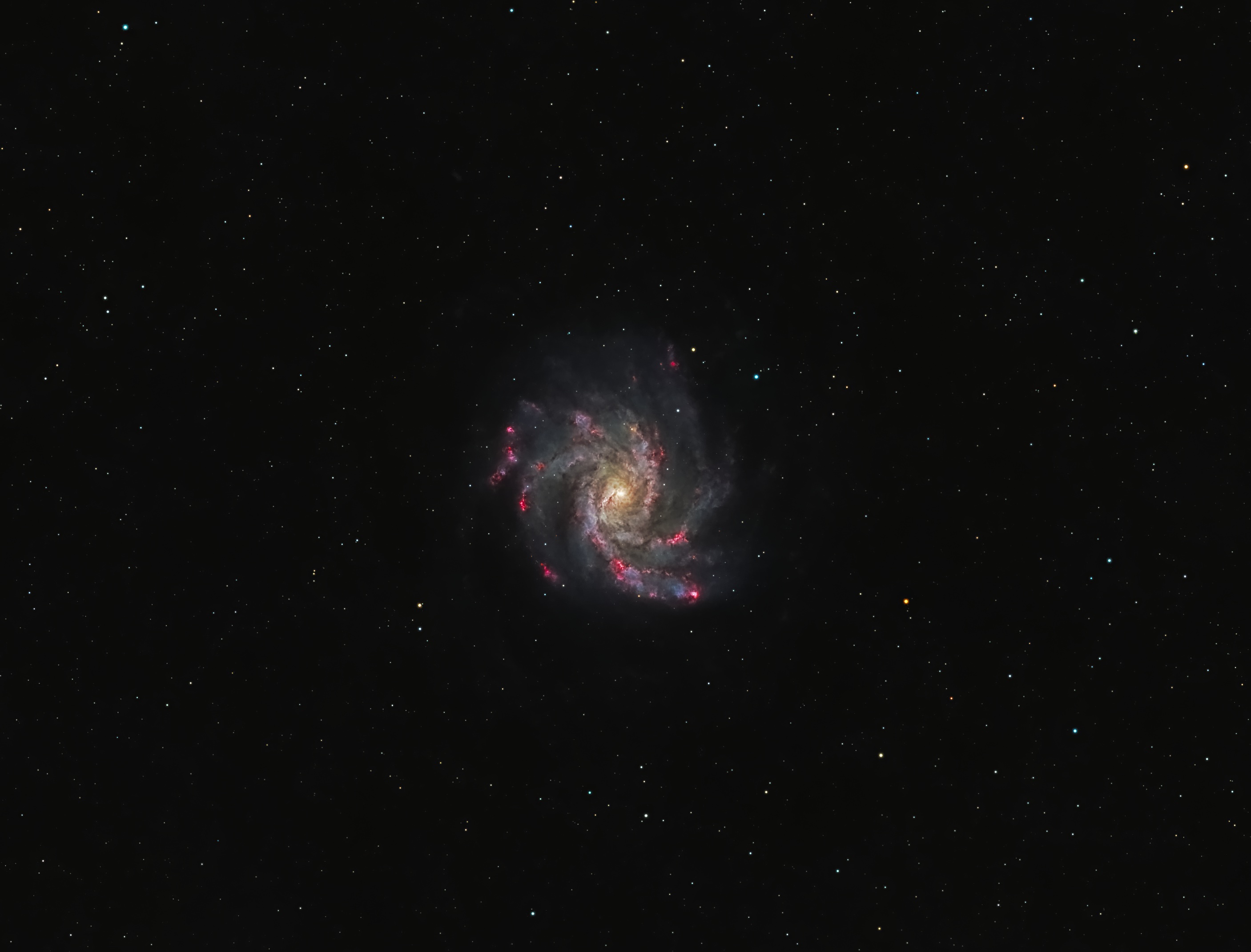NGC 6946 – Feuerwerksgalaxie | 5 Stunden mit dem 120 EDX - first light