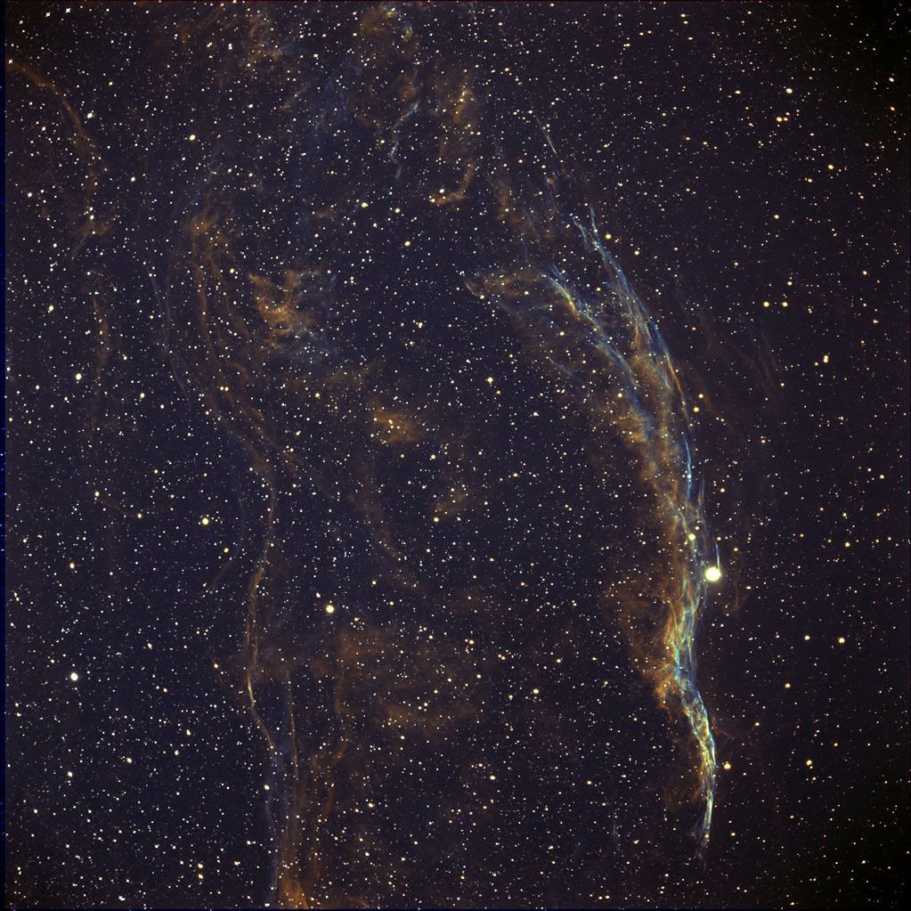 NGC 6960 Bicolor