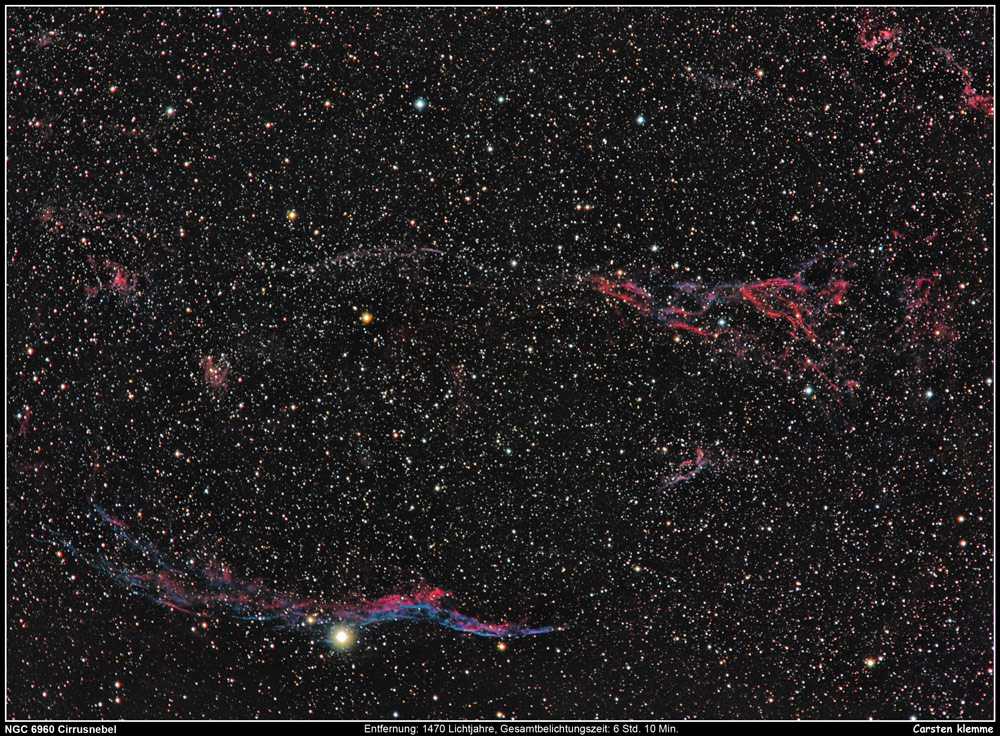 NGC 6960 Cirrusnebel im TS APO 80-480