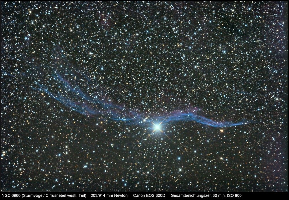 NGC 6960 nachbearbeitet